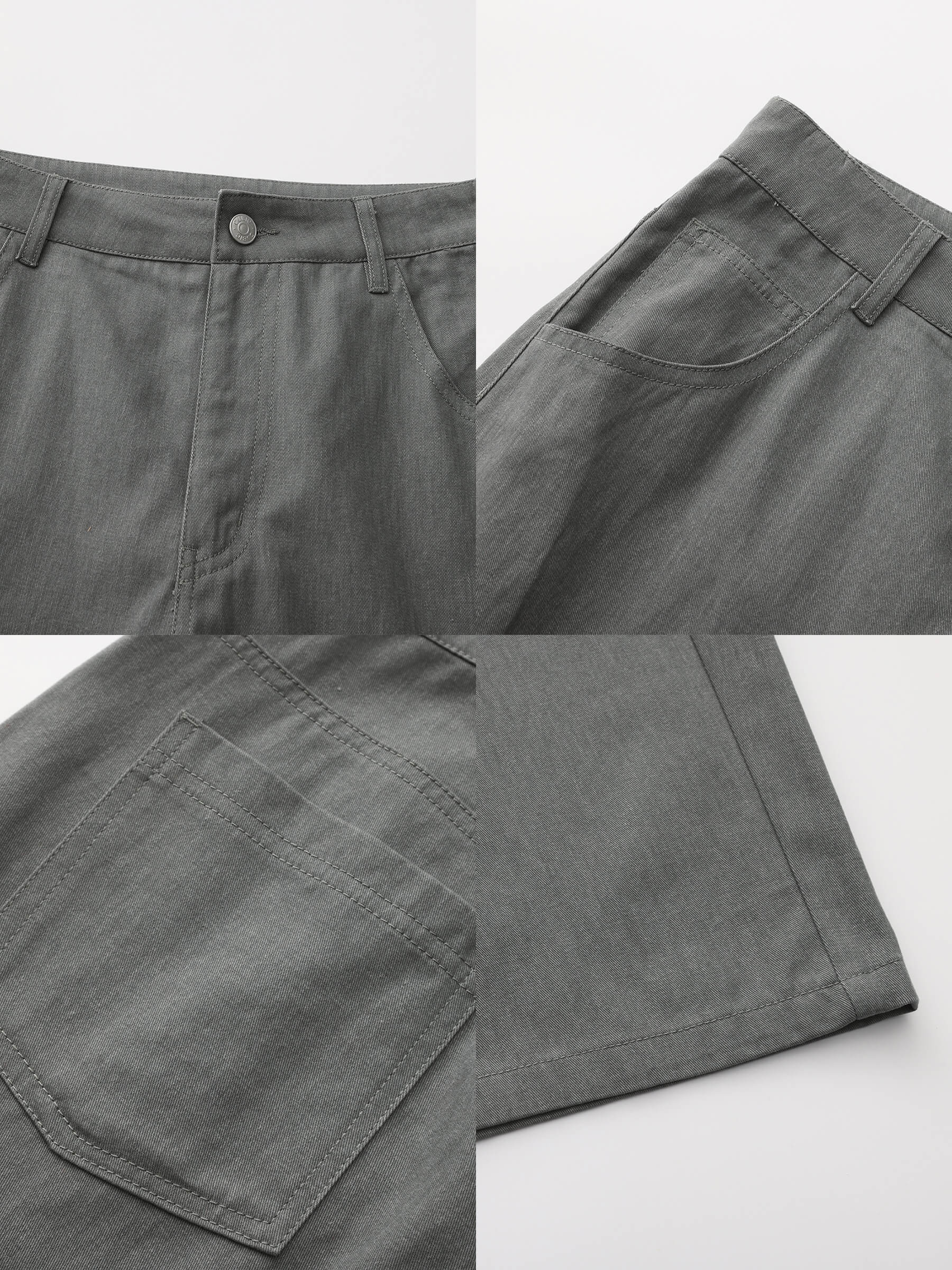 100% Cotton Draped Oversized Wide-Leg Casual Pants - Image 19