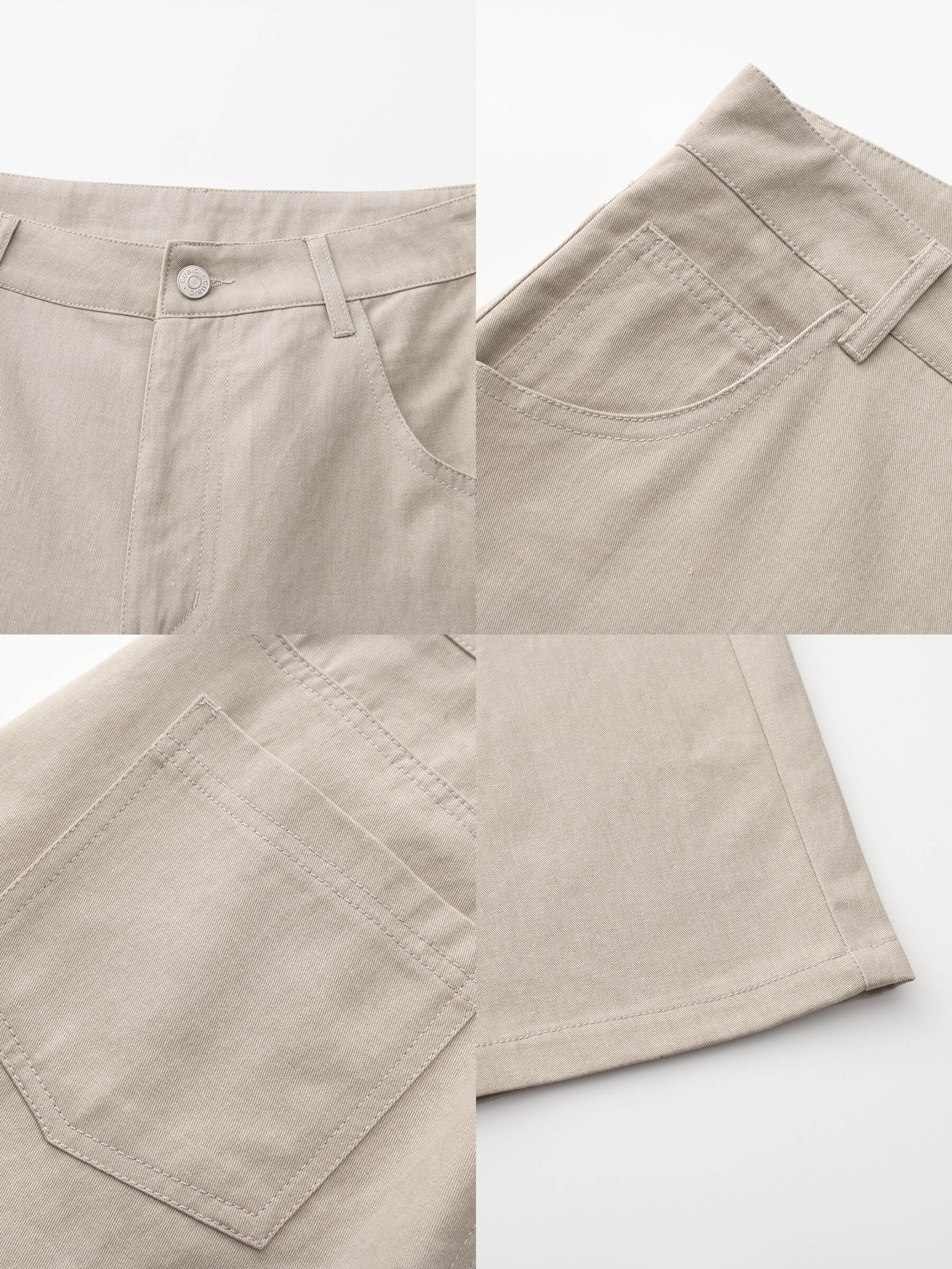 100% Cotton Draped Oversized Wide-Leg Casual Pants - Image 20