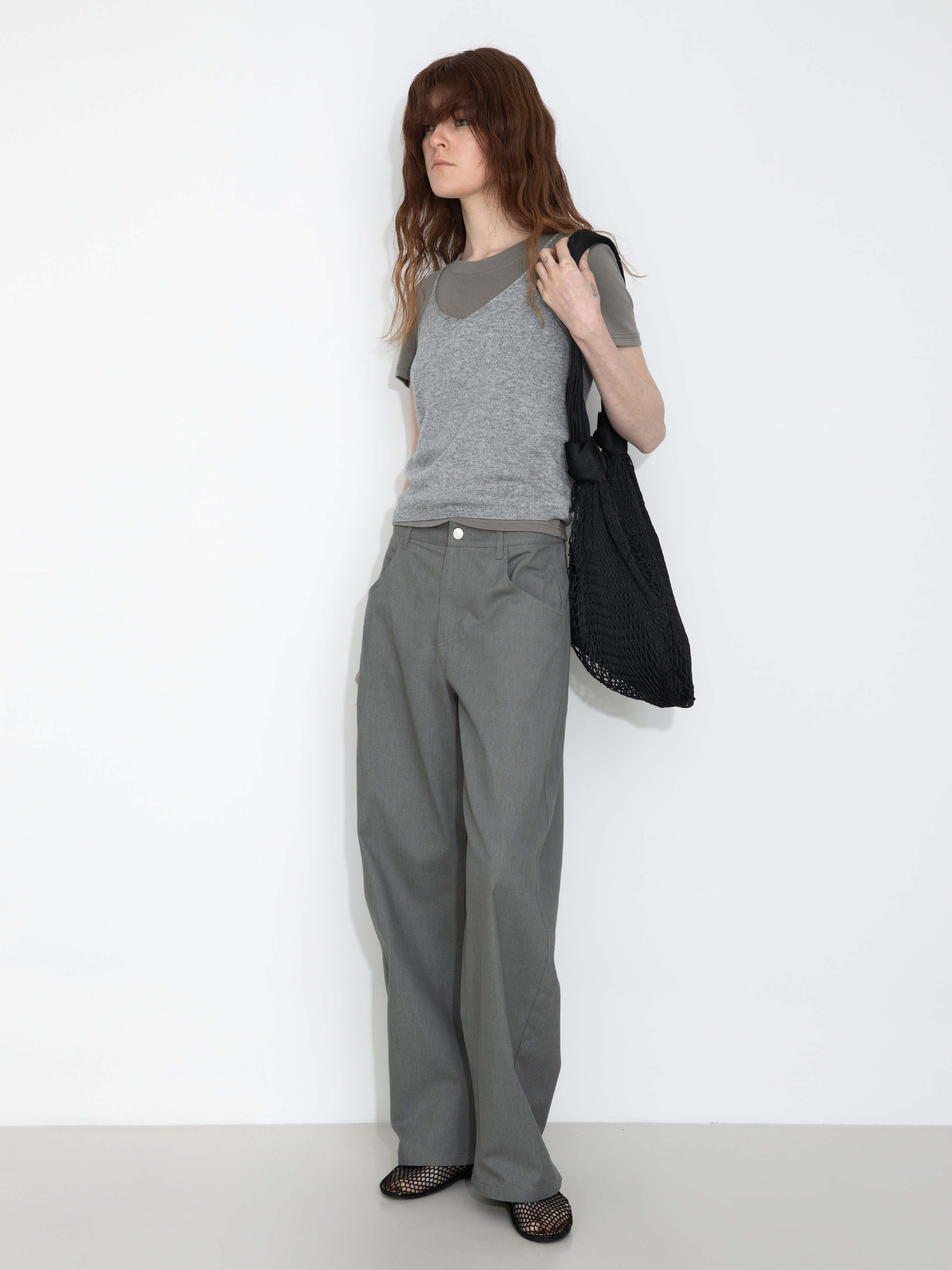100% Cotton Draped Oversized Wide-Leg Casual Pants - Image 4