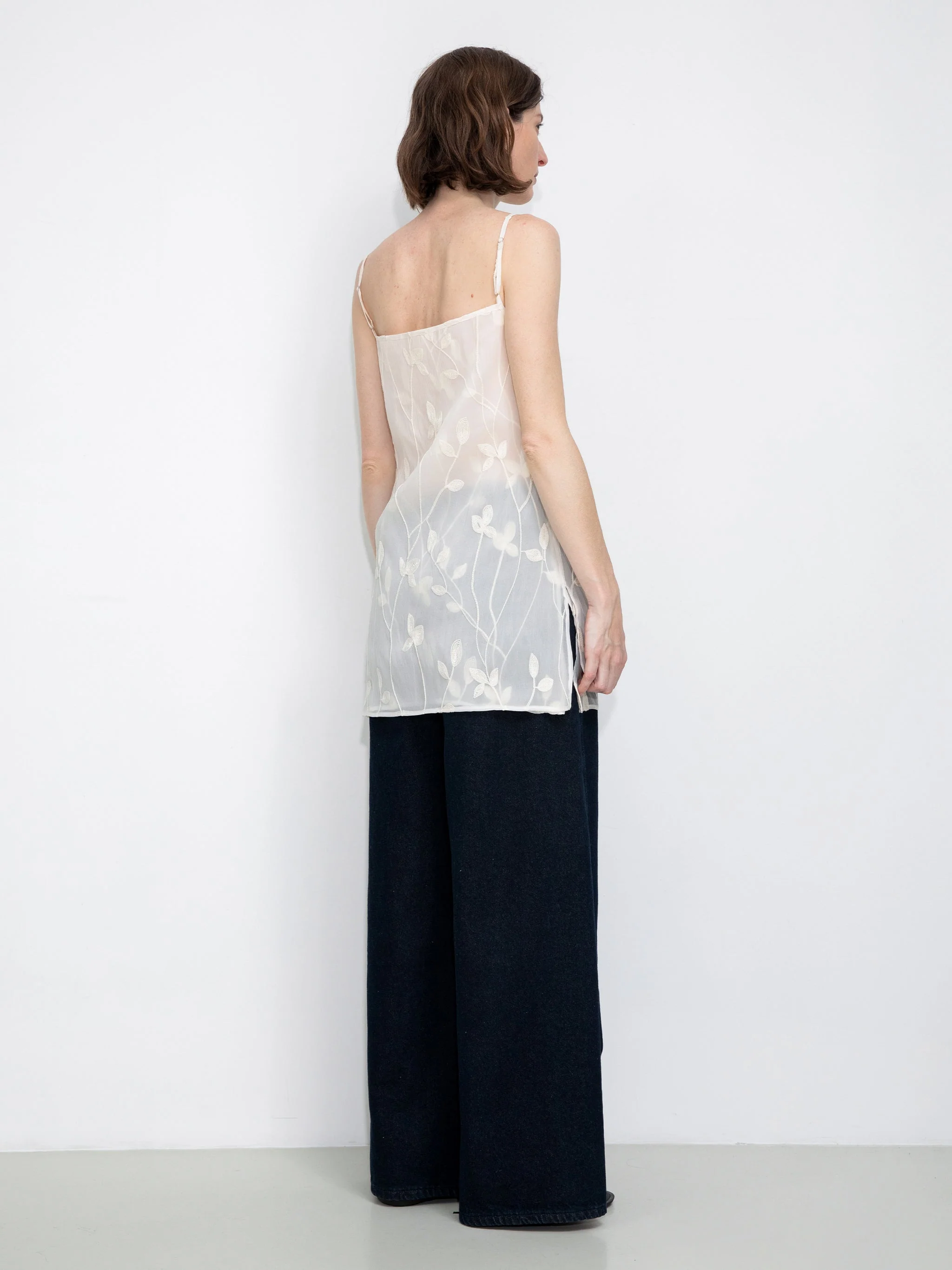 3D Crochet Floral V-Neck Cami Top - Image 6