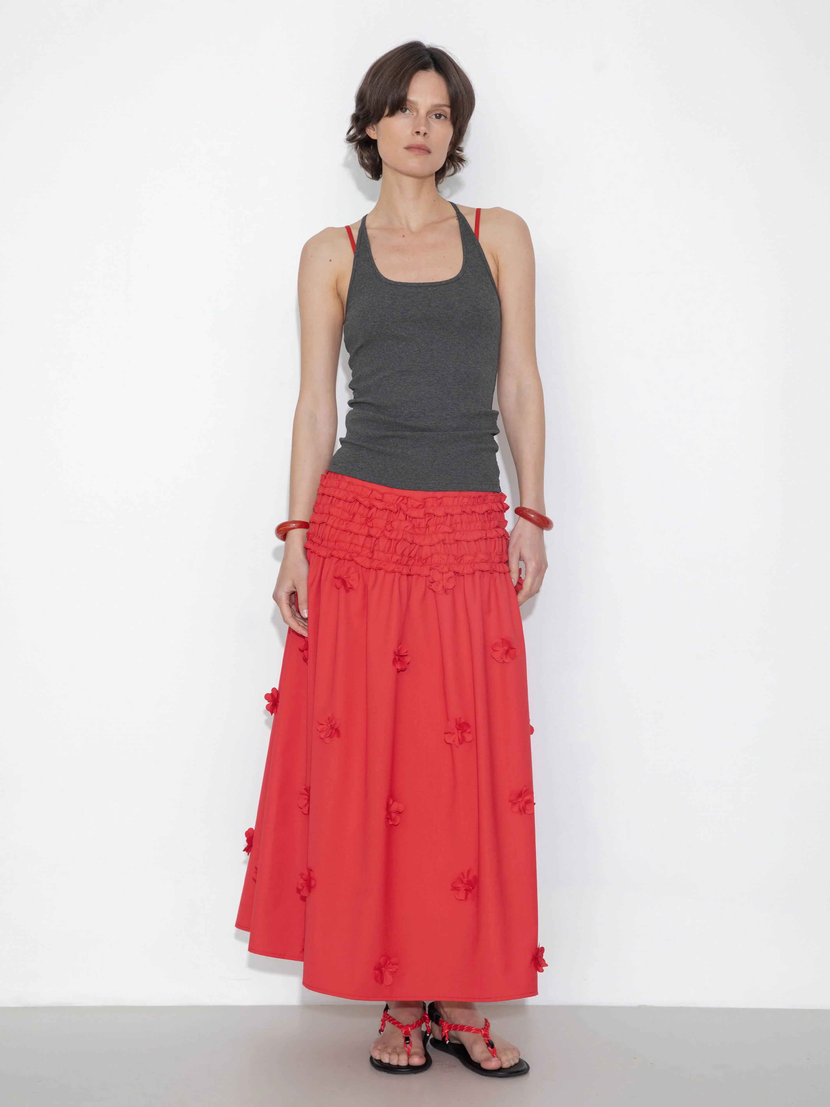 3D Floral Maxi Skirt - Image 12