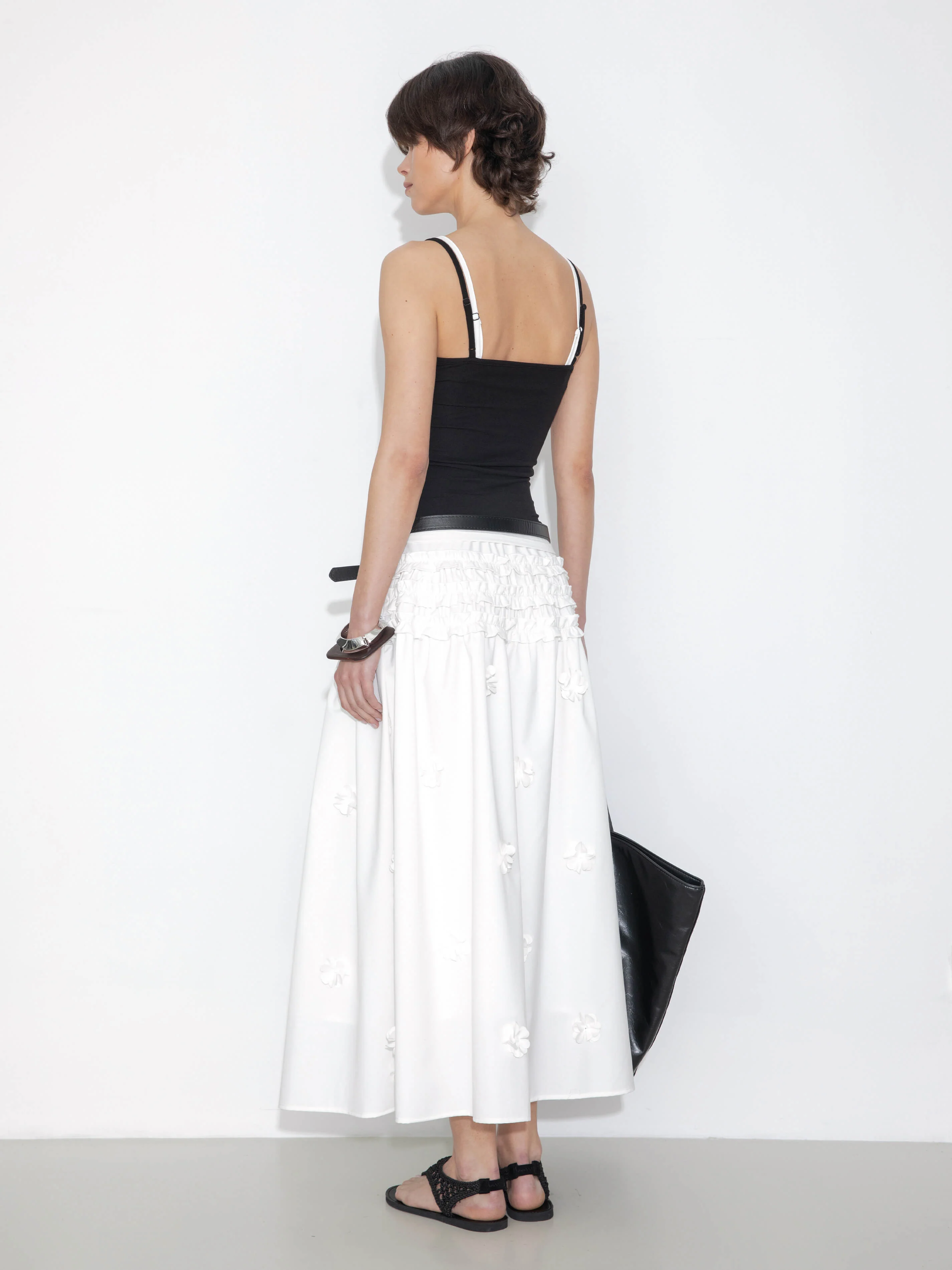 3D Floral Maxi Skirt - Image 3
