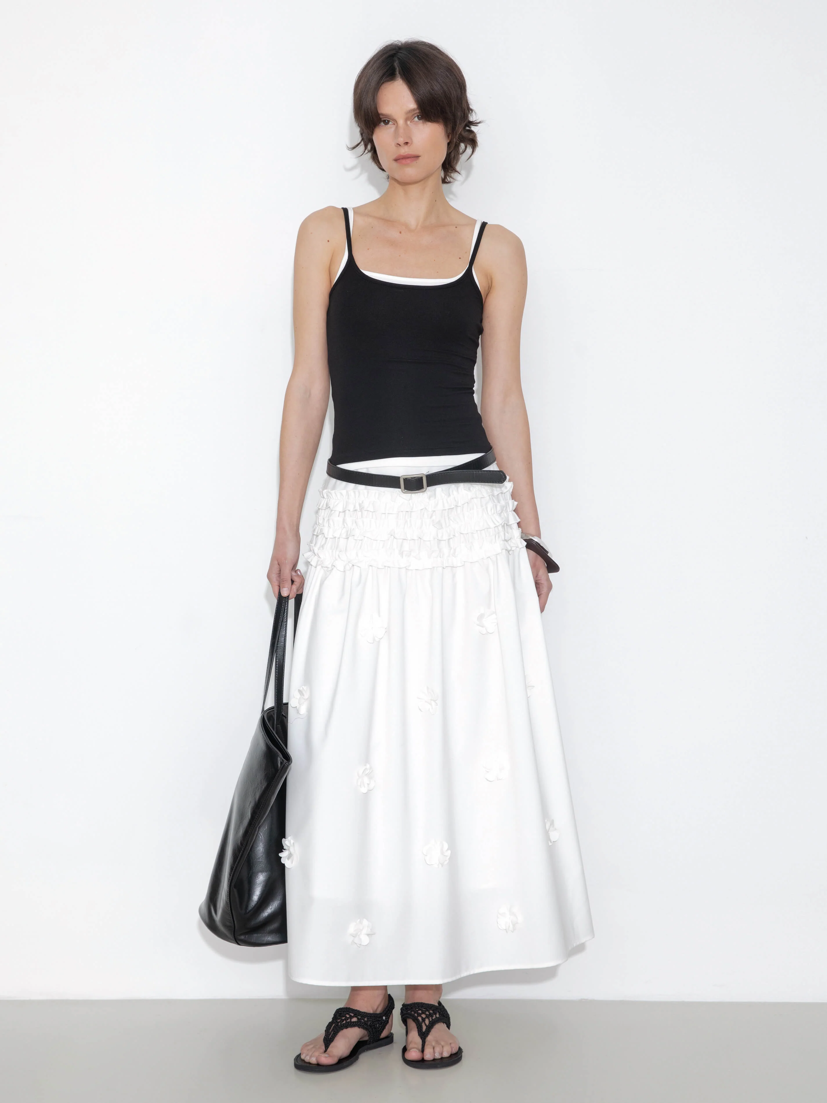 3D Floral Maxi Skirt - Image 4
