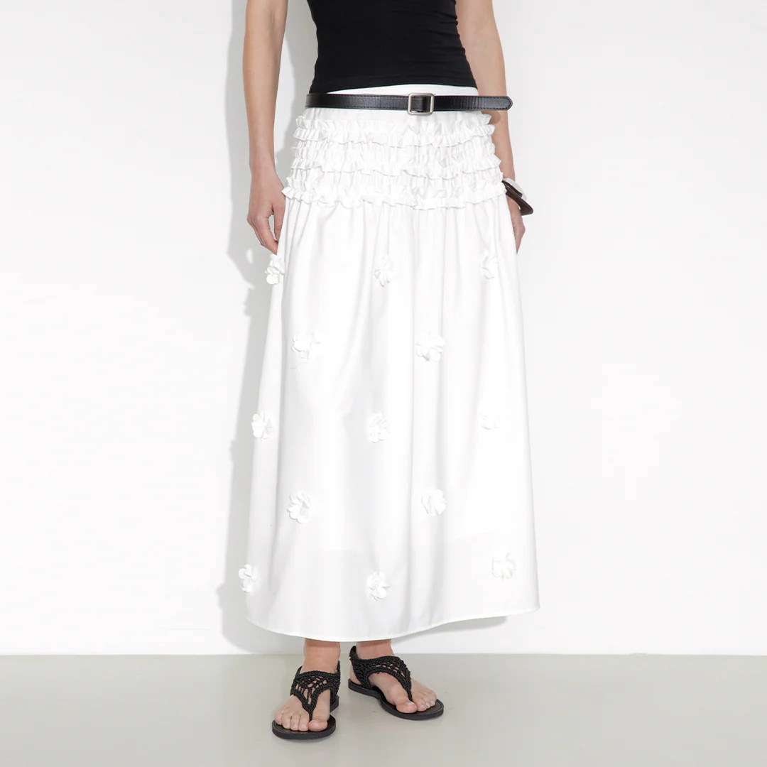 3D Floral Maxi Skirt - Image 7