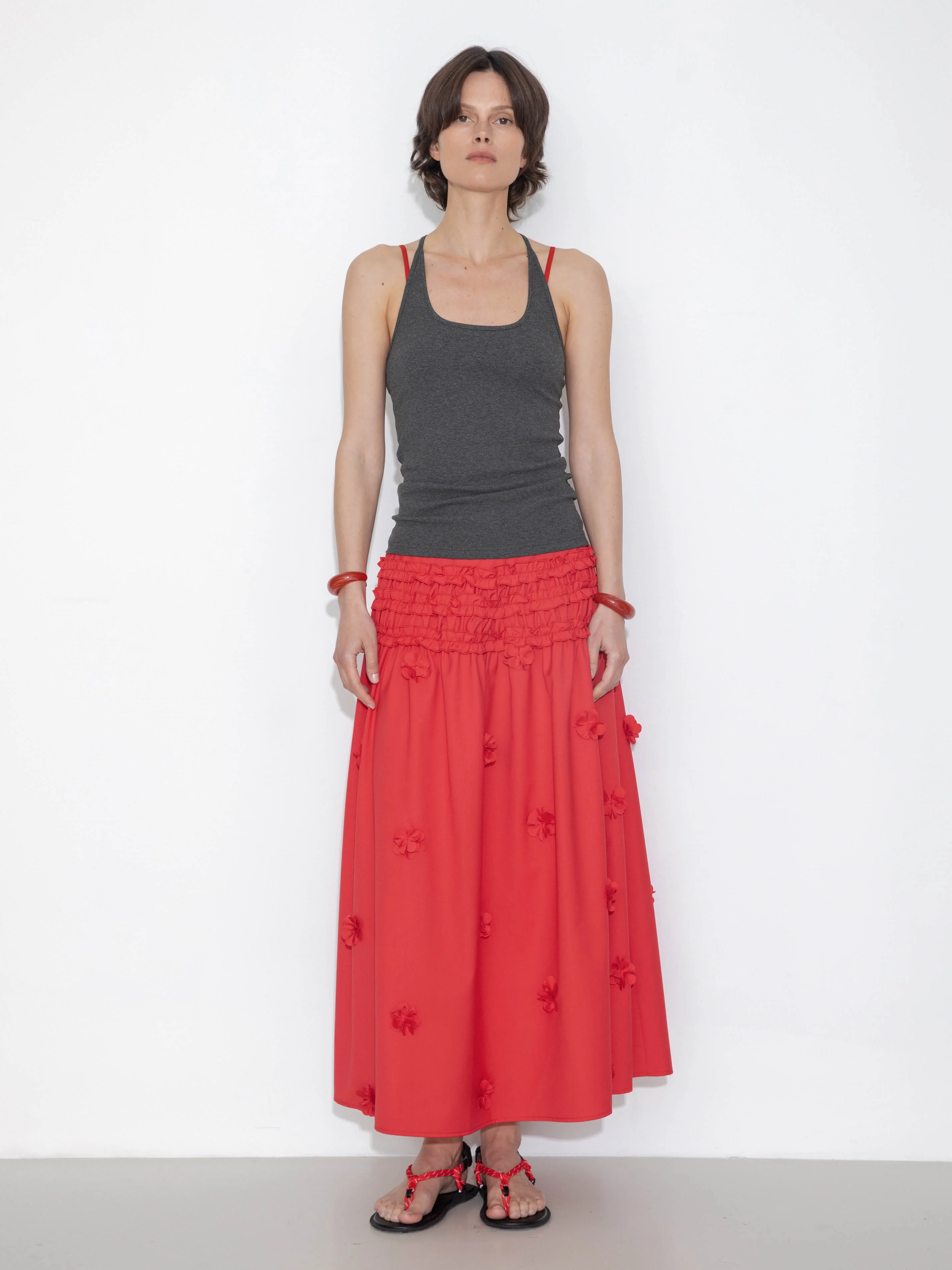 3D Floral Maxi Skirt - Image 8