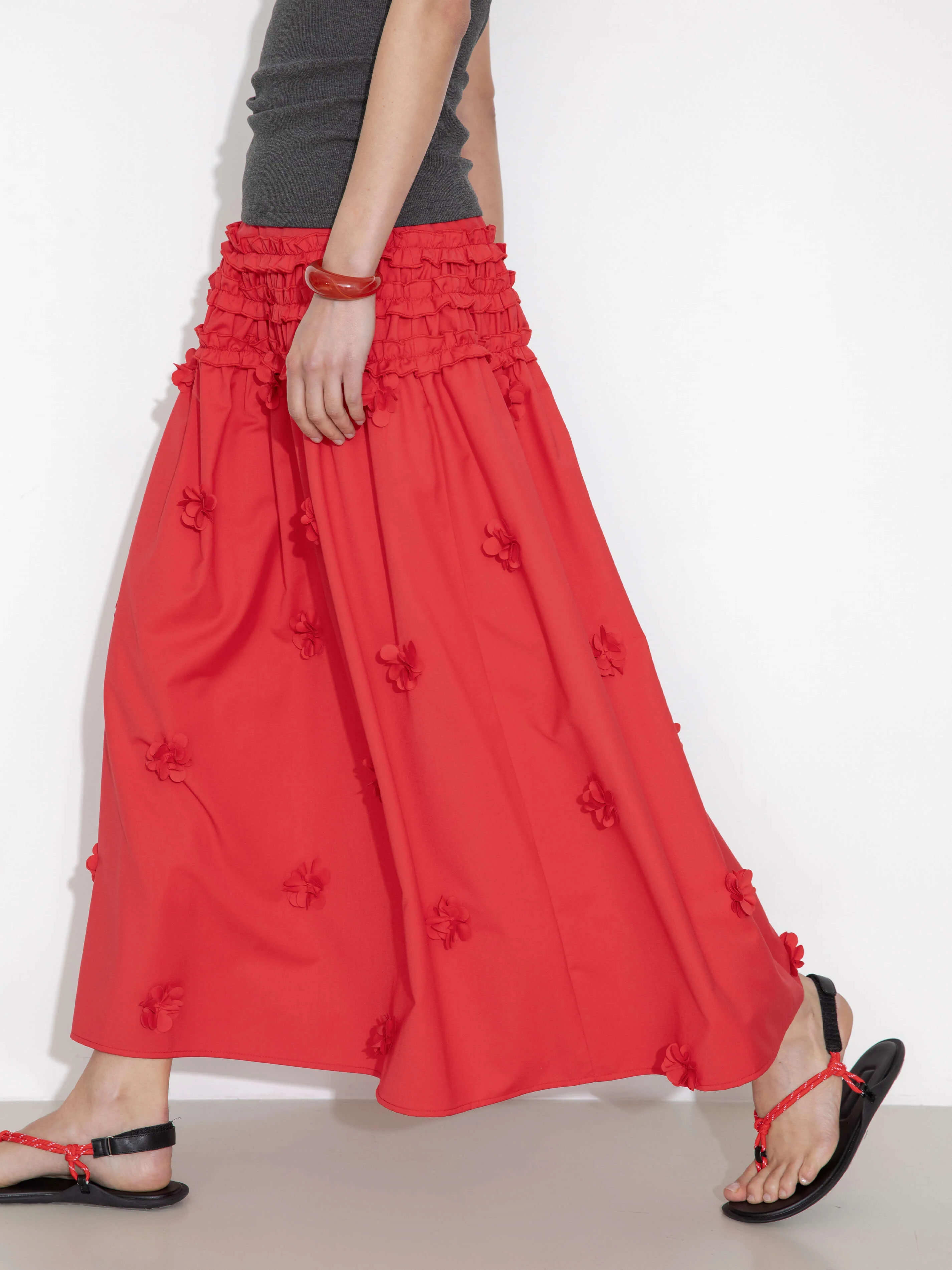 3D Floral Maxi Skirt - Image 9