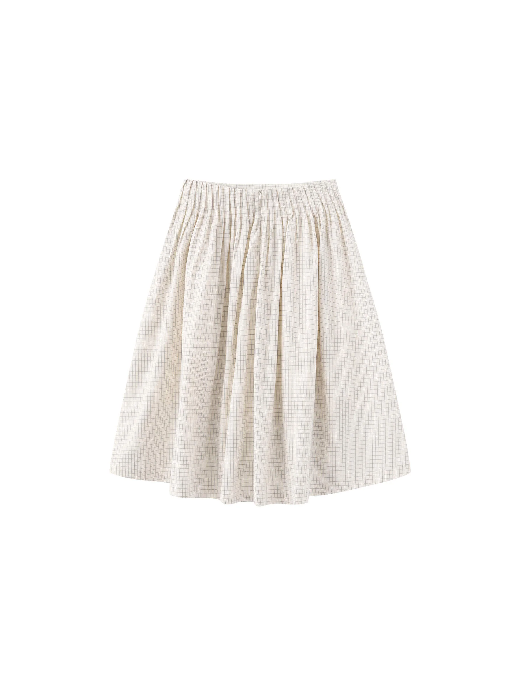 100% Cotton A-Line Midi Skirt - Image 16