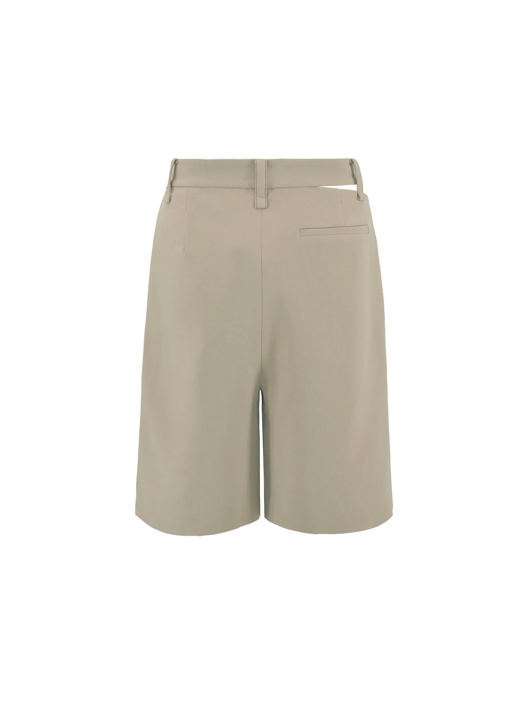 Asymmetric Cut Out Tailored Shorts - Image 14
