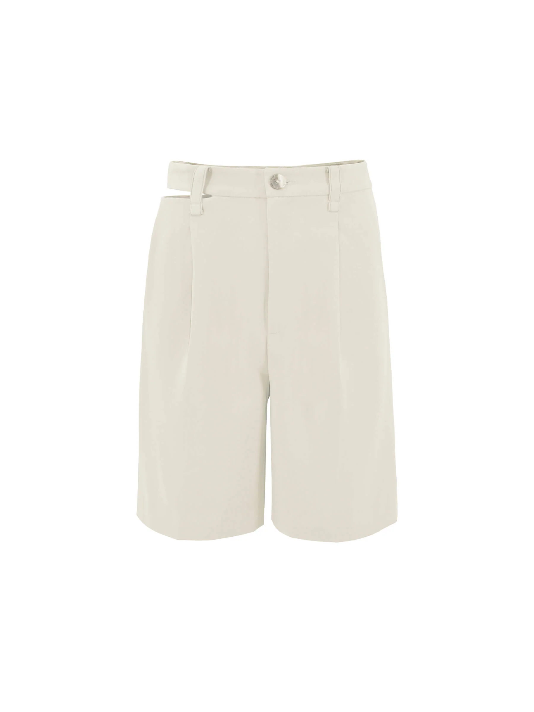 Asymmetric Cut Out Tailored Shorts - Image 15