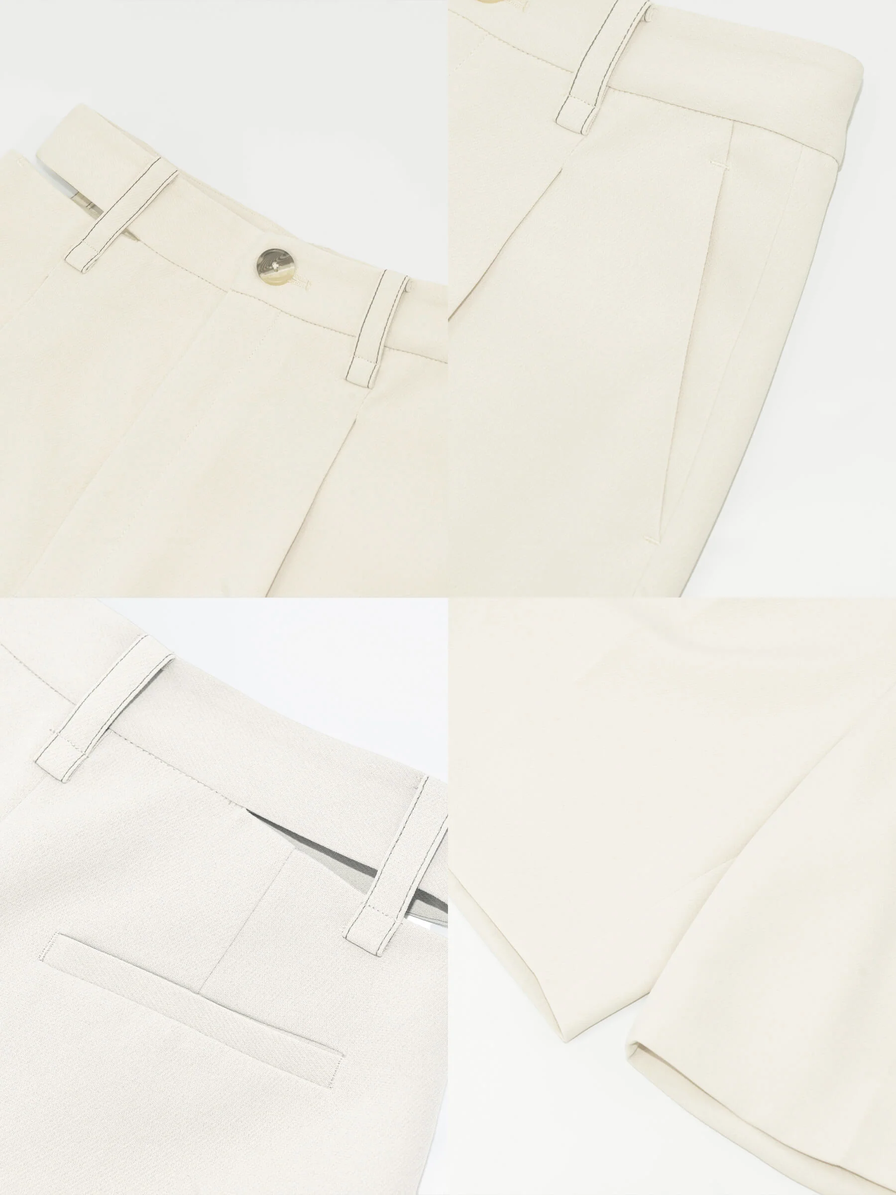 Asymmetric Cut Out Tailored Shorts - Image 19