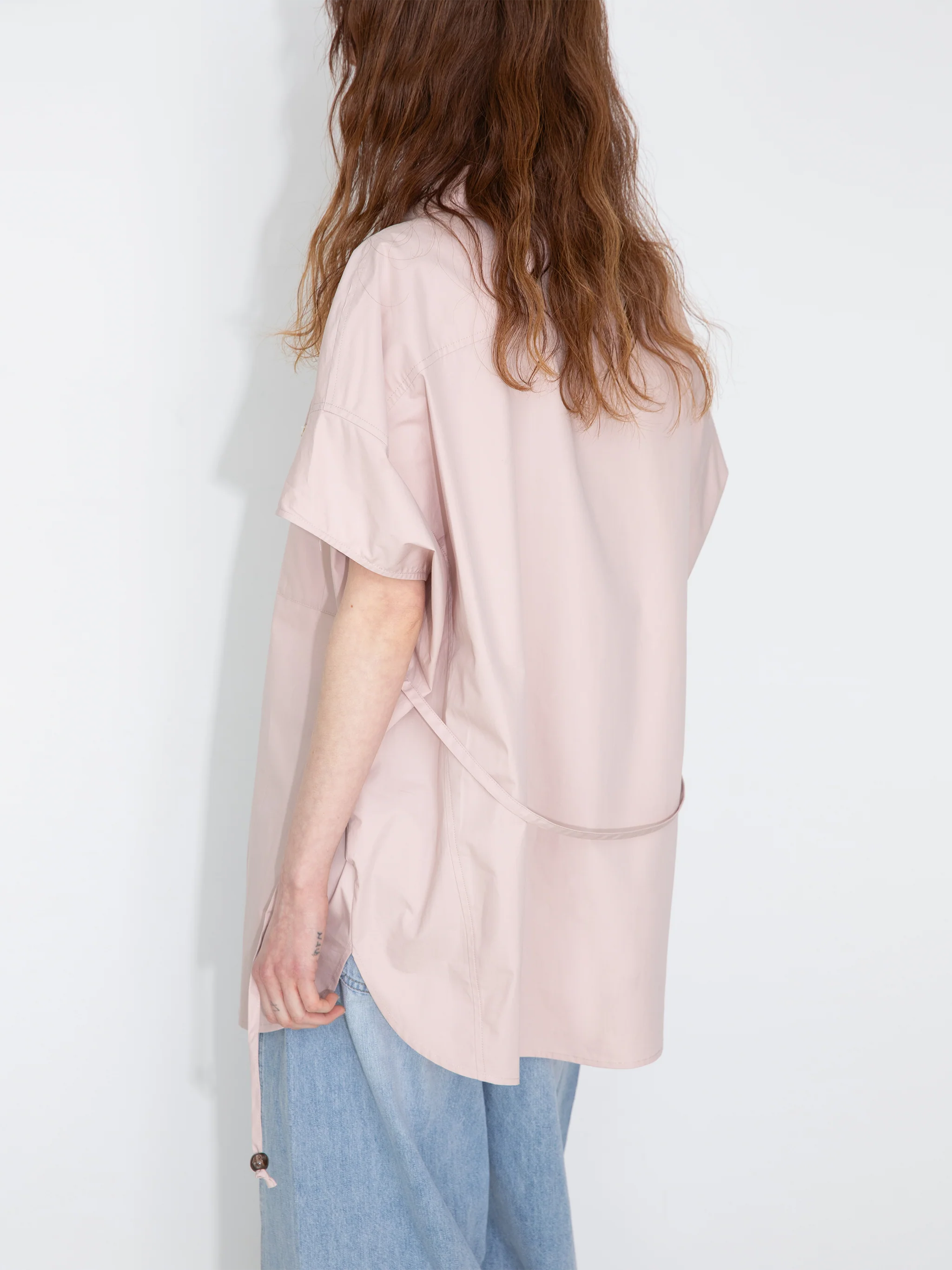 Beaded Placket Utility Short-Sleeve Shirt - Image 5