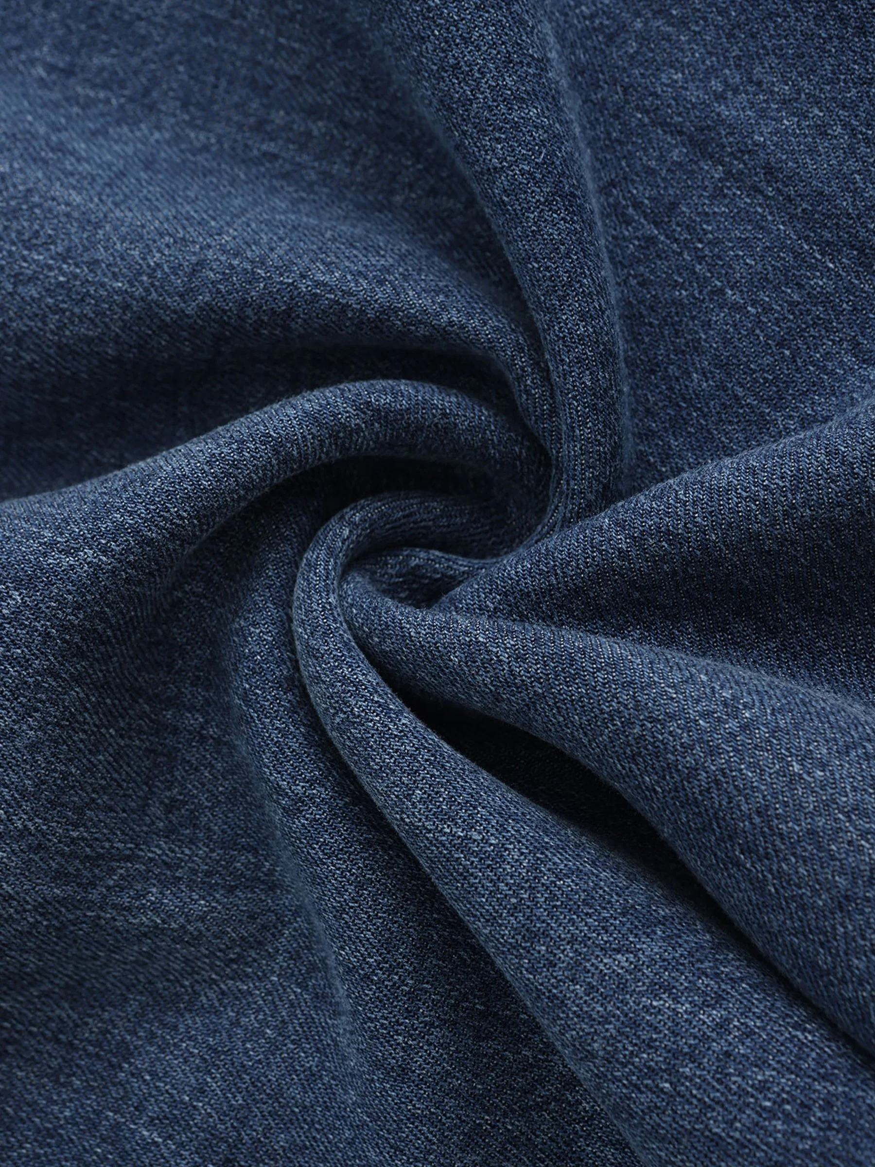 Blue Denim Western Shirt - Image 9