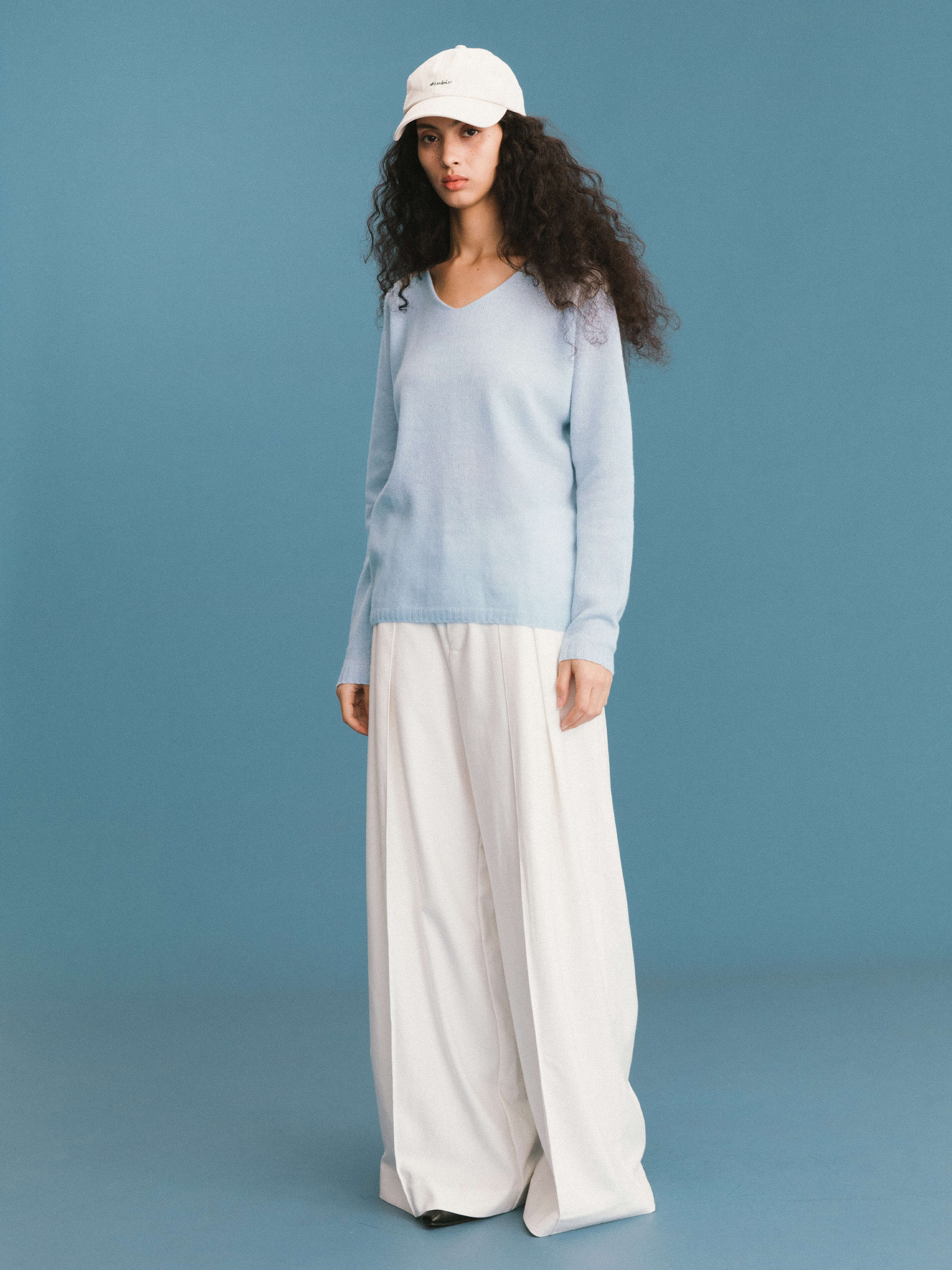 ONE BY CUBIC Boxy 100% Sheep Wool Knitwear Jumper - Image 11