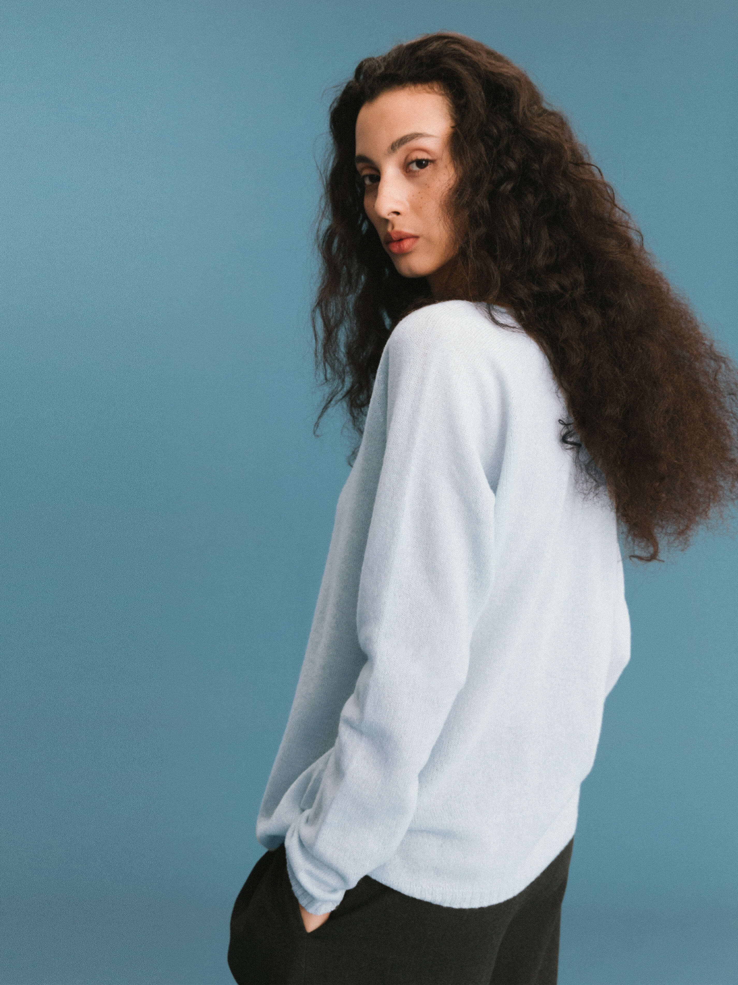 ONE BY CUBIC Boxy 100% Sheep Wool Knitwear Jumper - Image 12