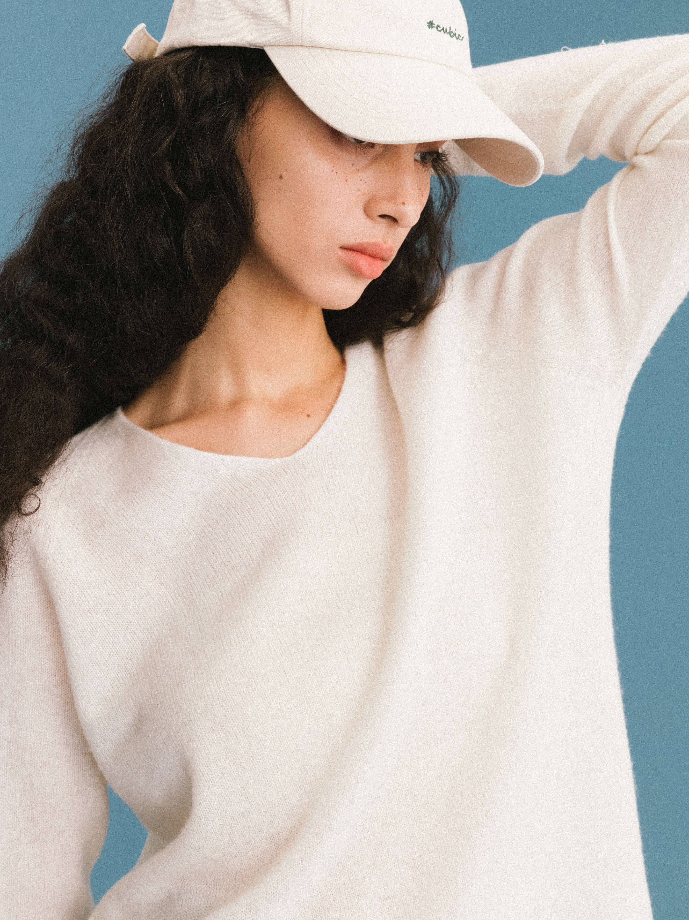 ONE BY CUBIC Boxy 100% Sheep Wool Knitwear Jumper - Image 15