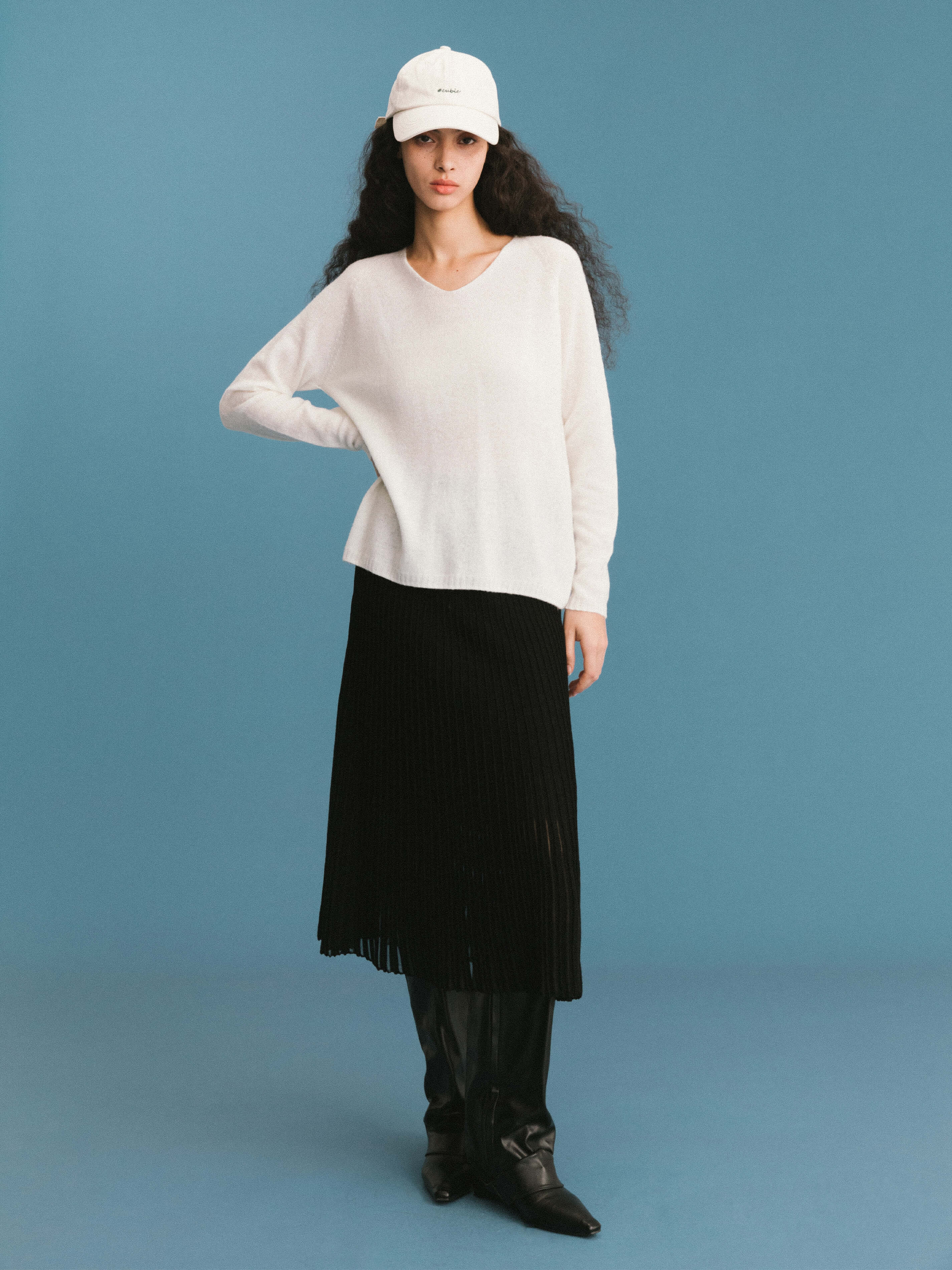 ONE BY CUBIC Boxy 100% Sheep Wool Knitwear Jumper - Image 18