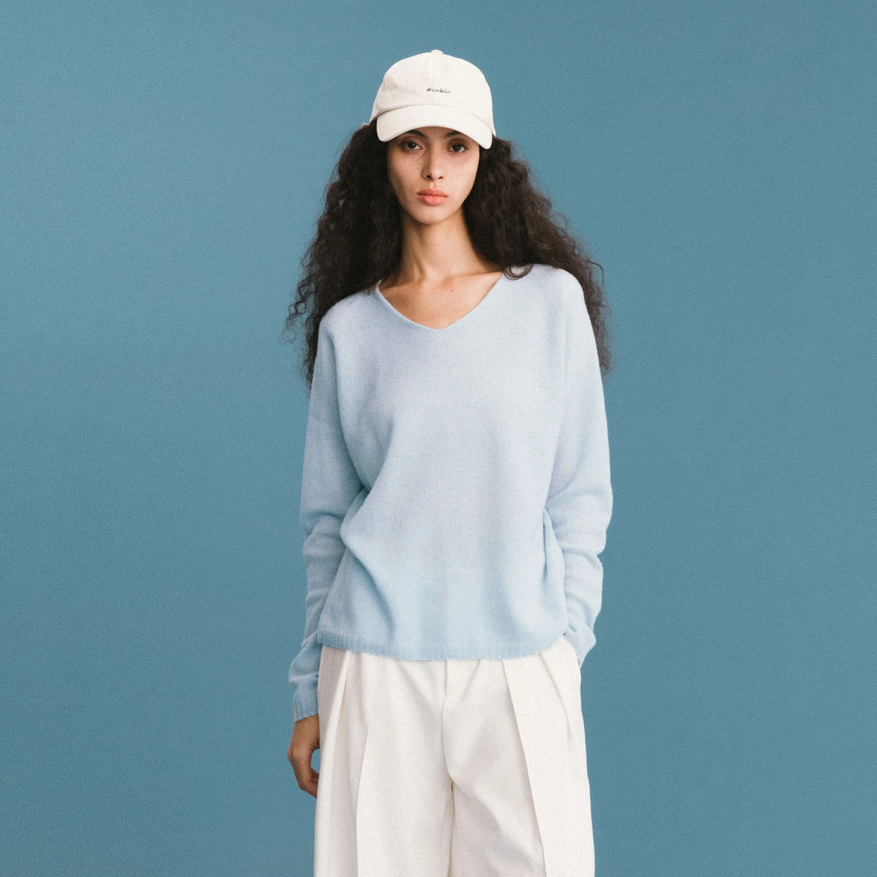 ONE BY CUBIC Boxy 100% Sheep Wool Knitwear Jumper - Image 21