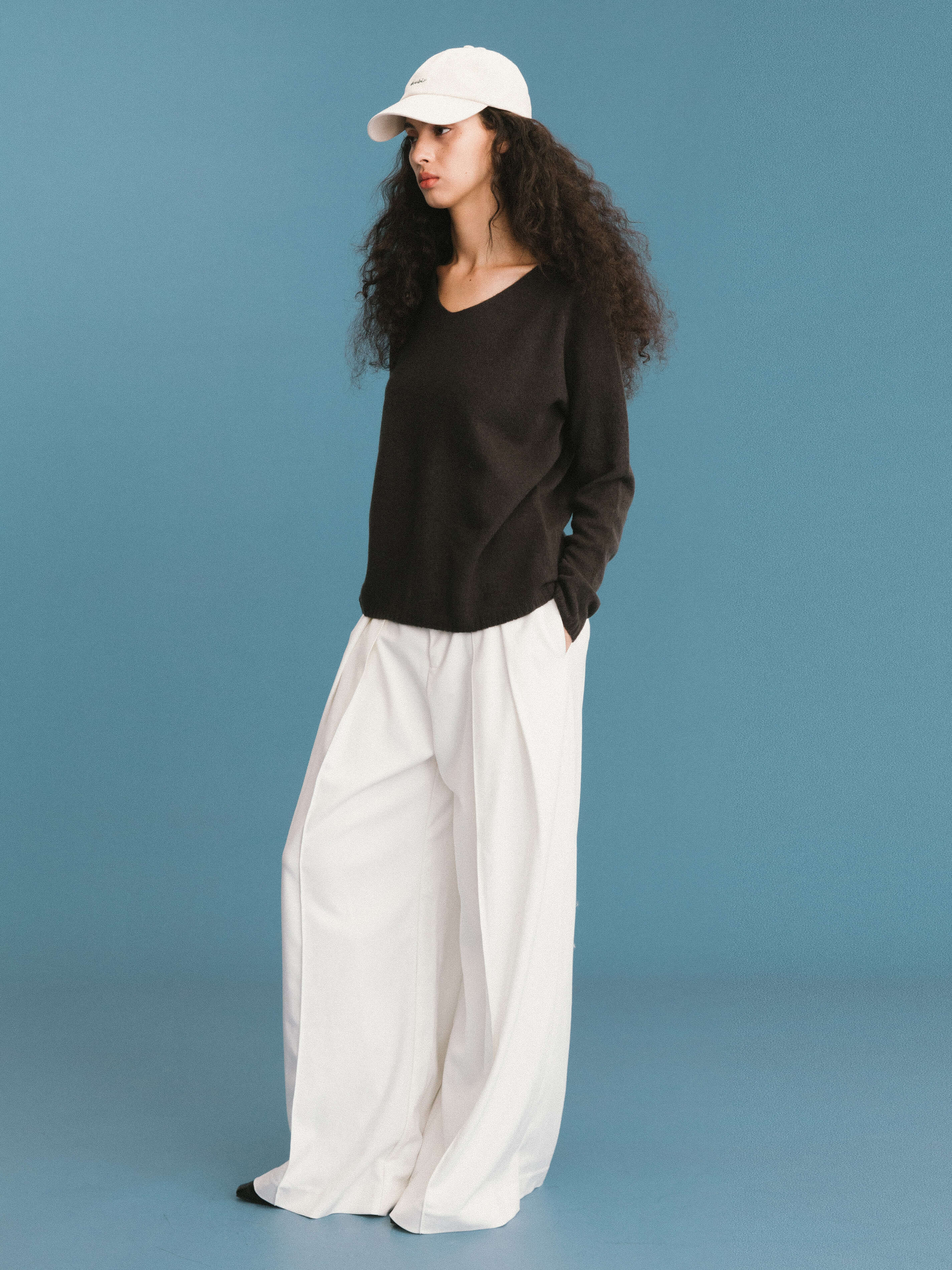 ONE BY CUBIC Boxy 100% Sheep Wool Knitwear Jumper - Image 6