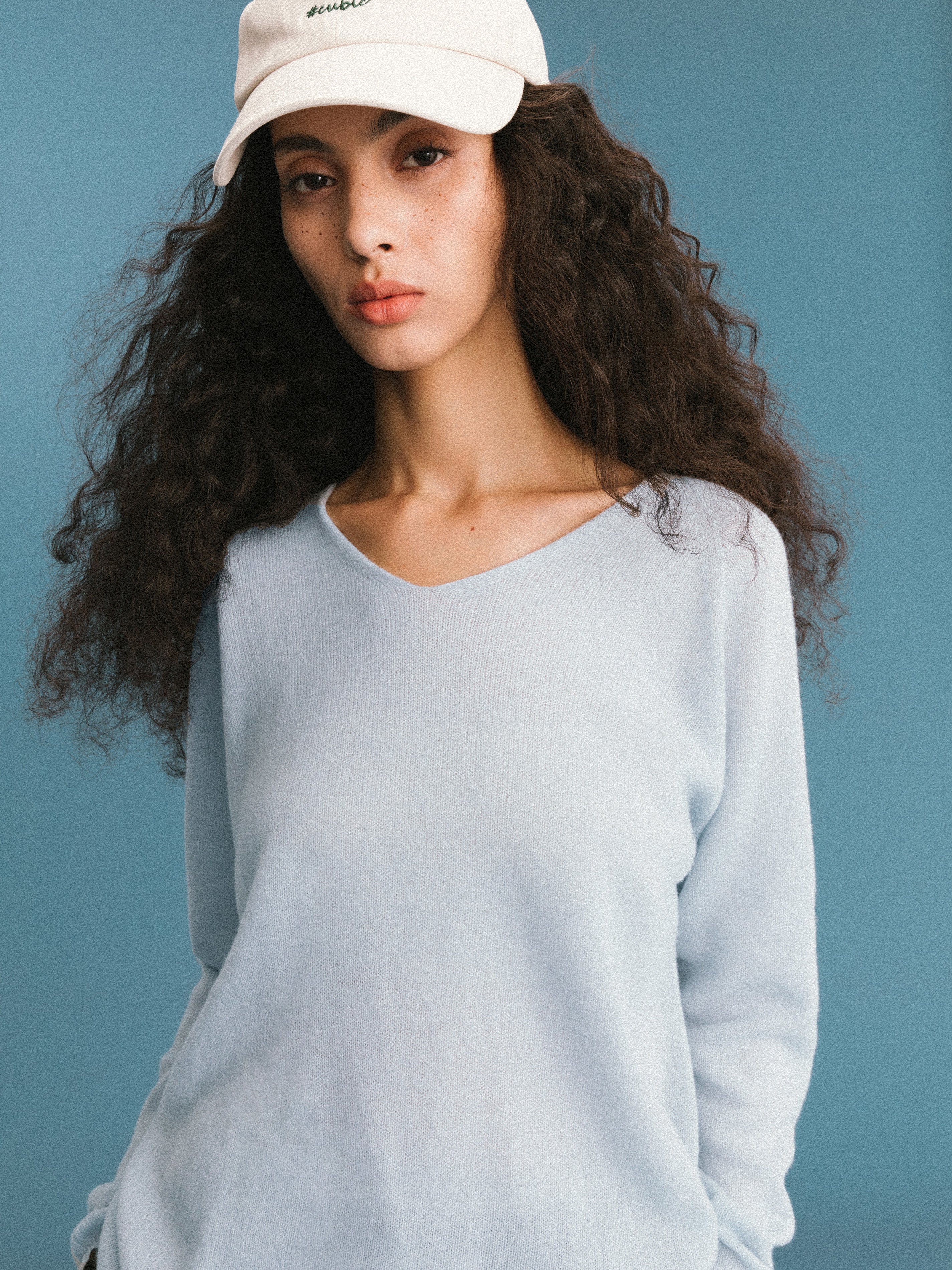 ONE BY CUBIC Boxy 100% Sheep Wool Knitwear Jumper - Image 9