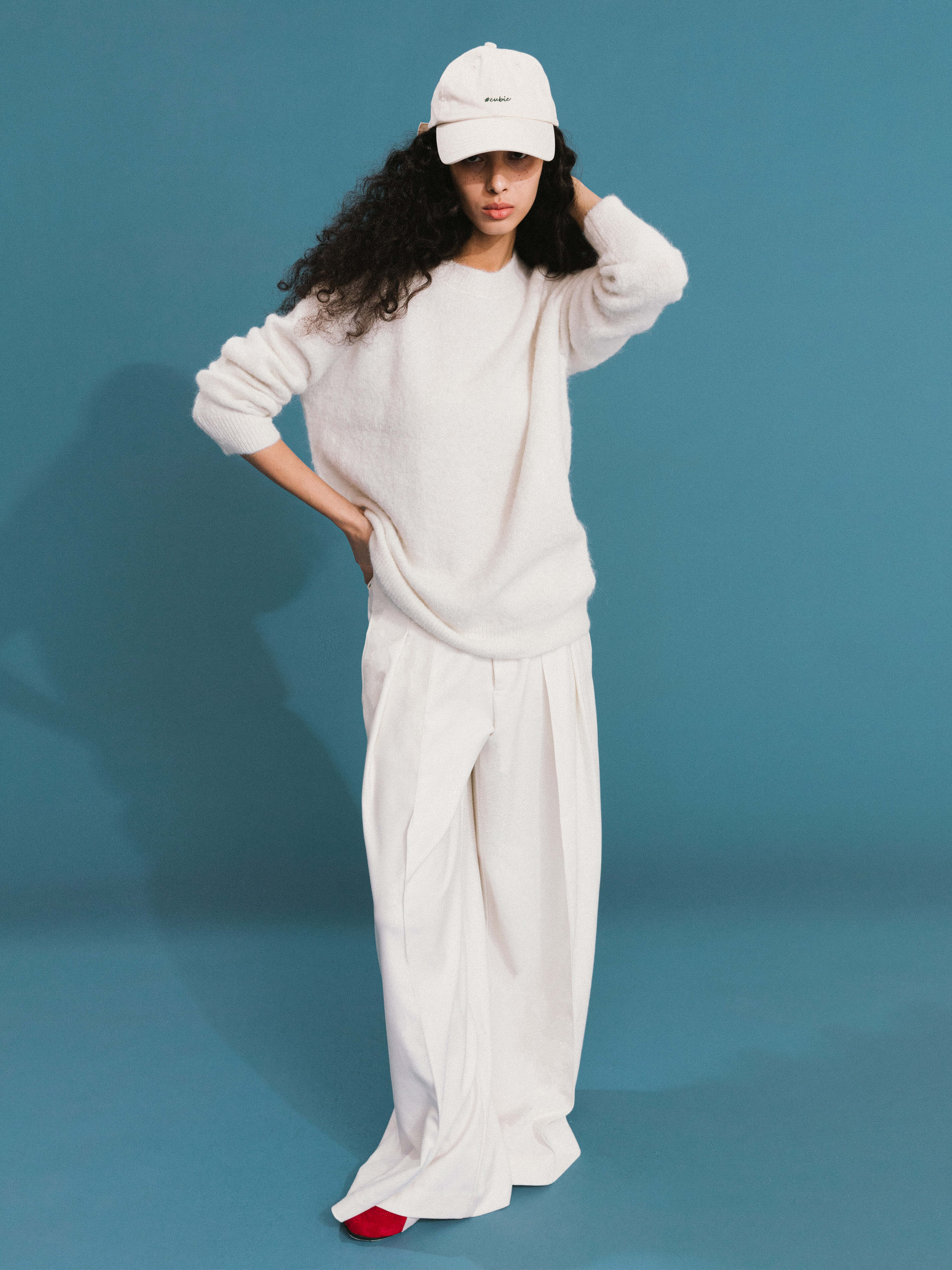 ONE BY CUBIC Brushed Alpaca Knitwear Jumper - Image 16