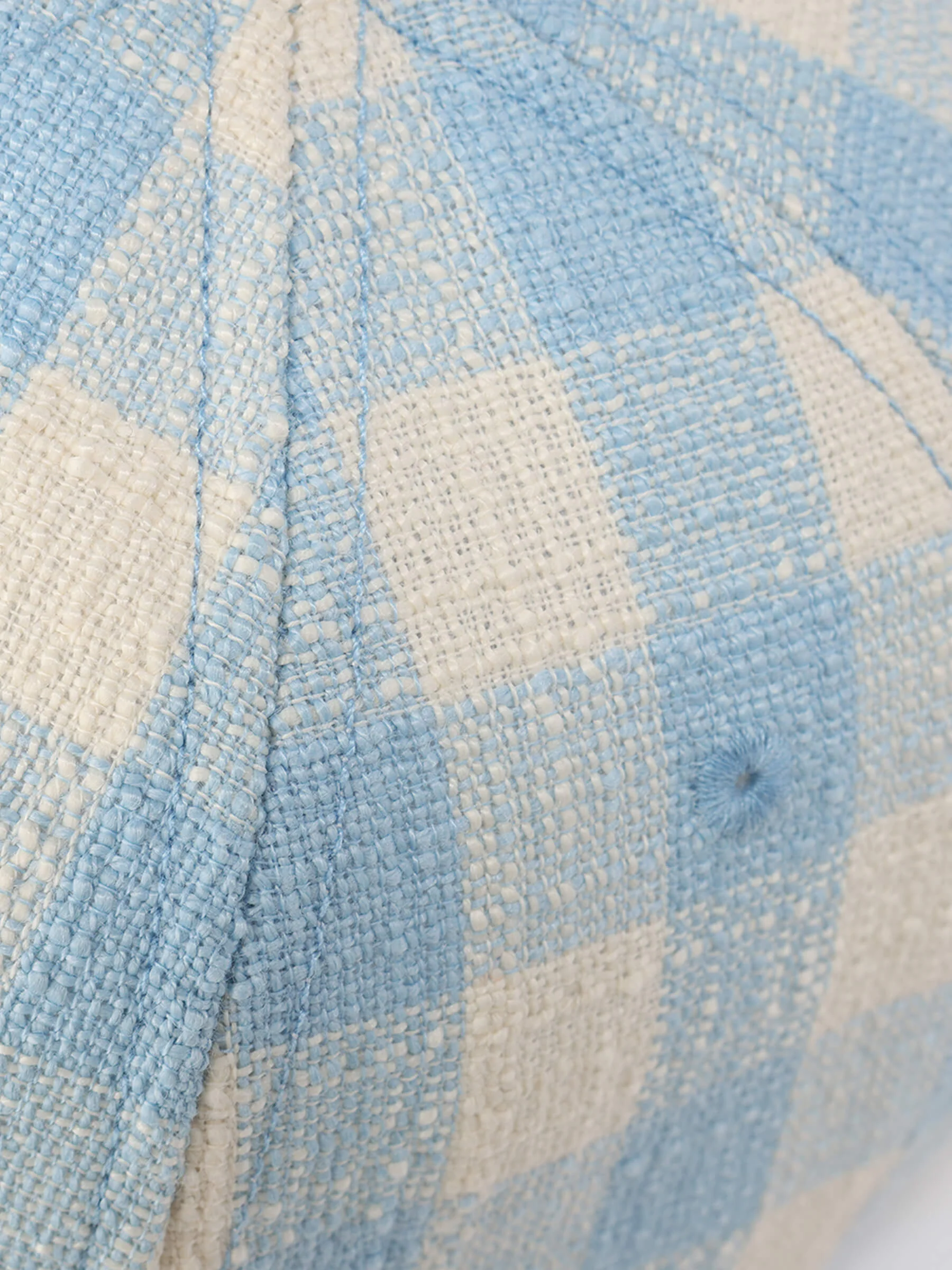CUBIC Embroidered Plaid Pattern Cap - Image 10