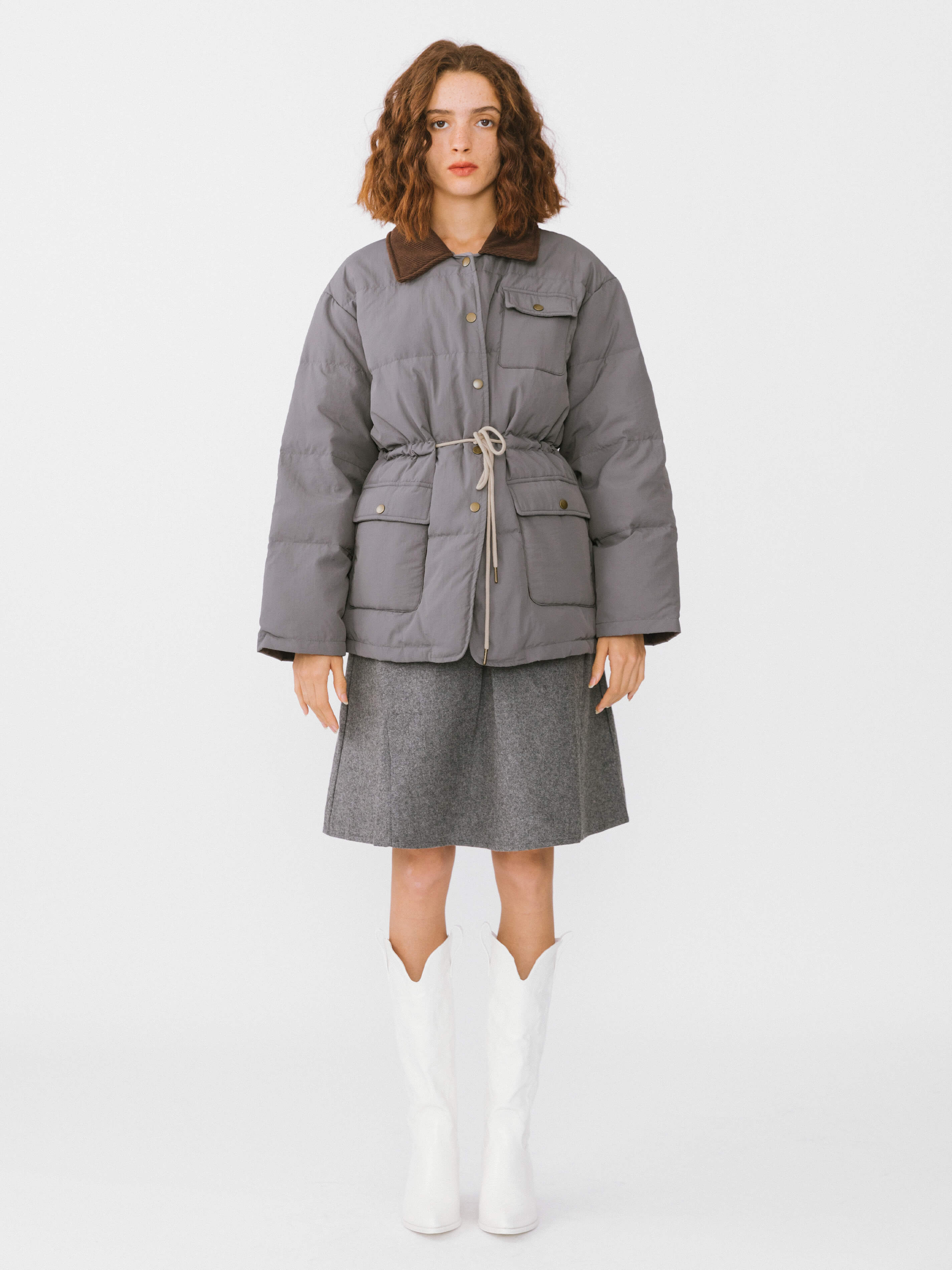 Cargo Down Coat - Image 11