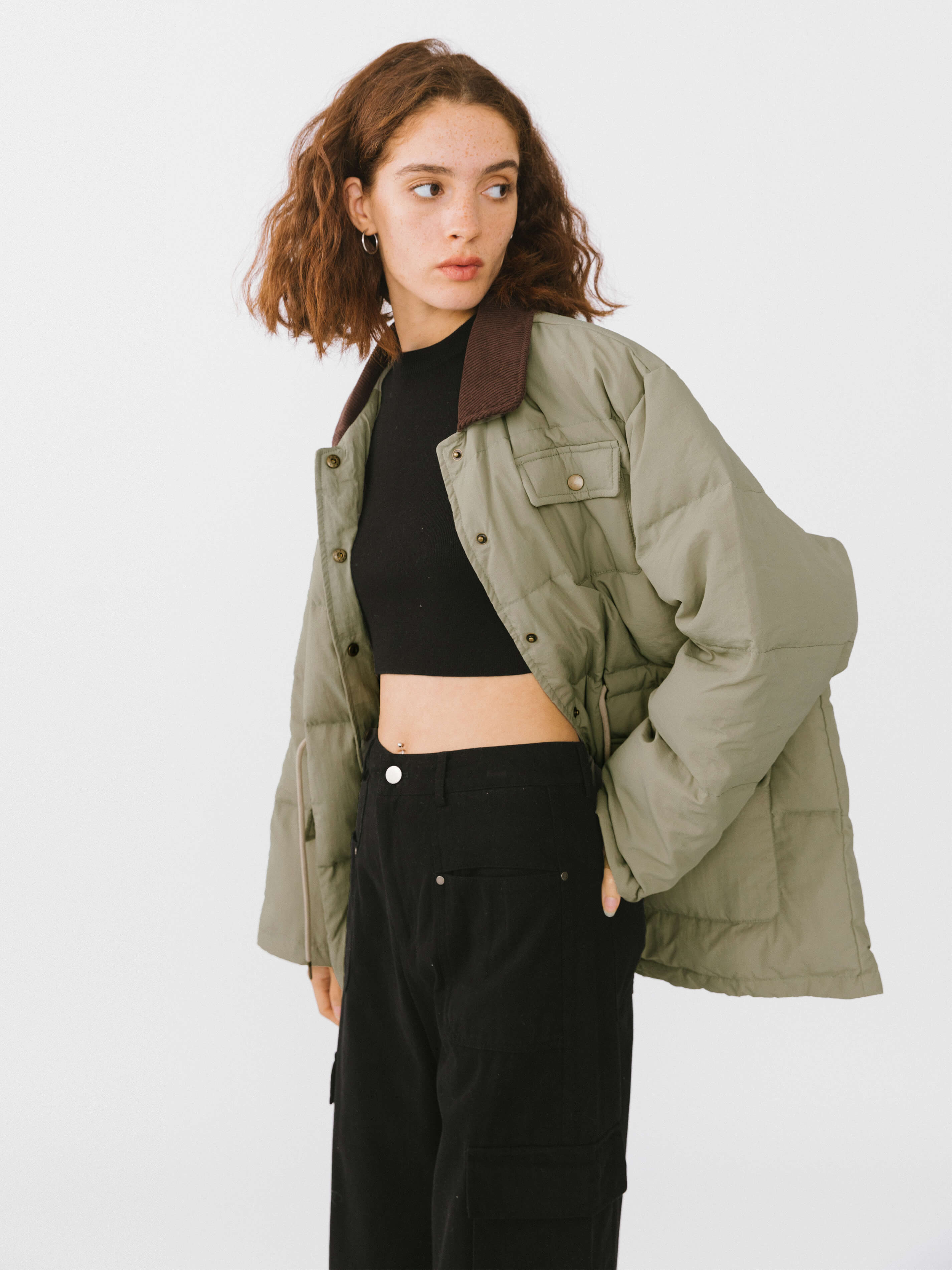 Cargo Down Coat - Image 6