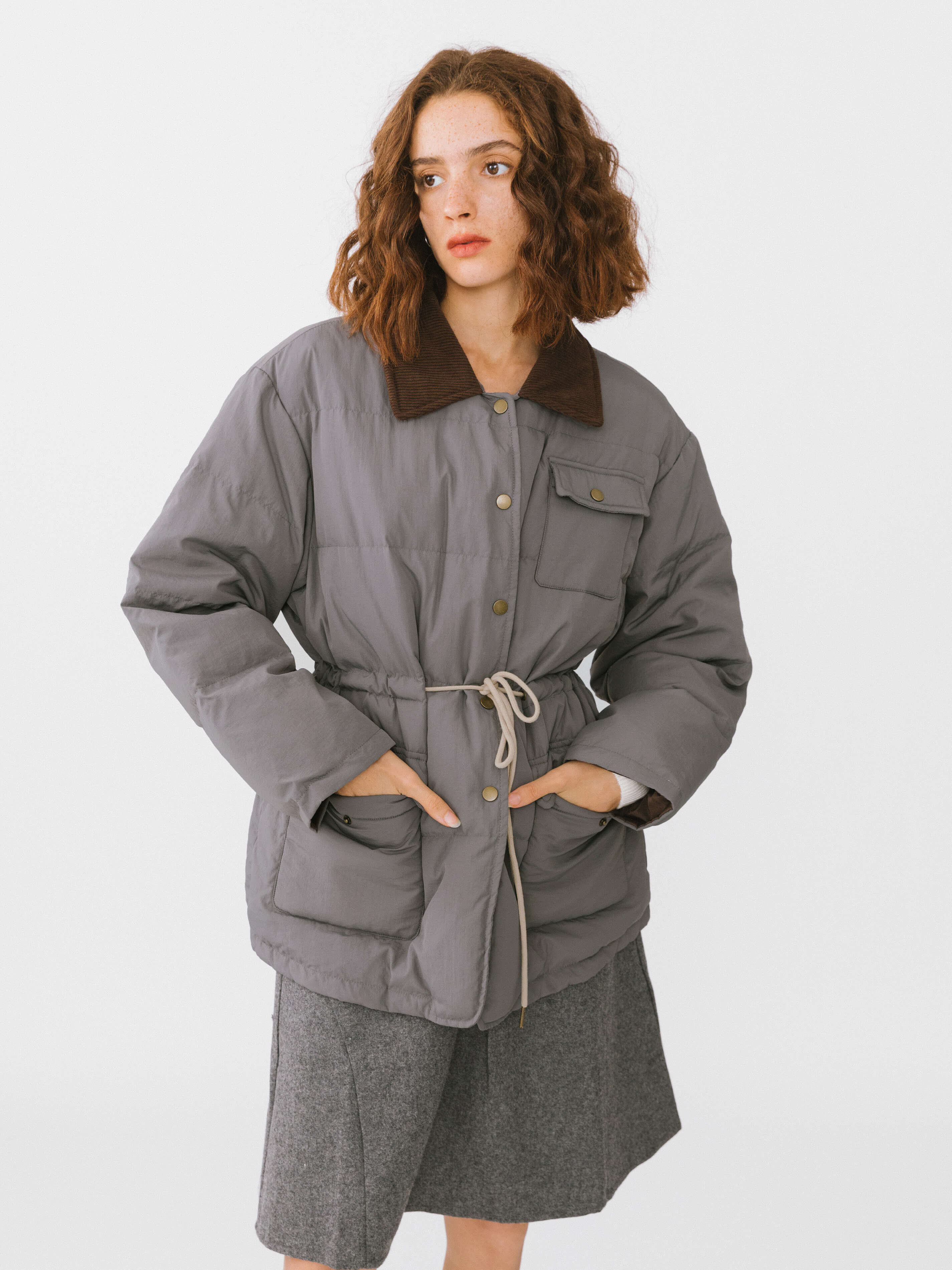 Cargo Down Coat - Image 8