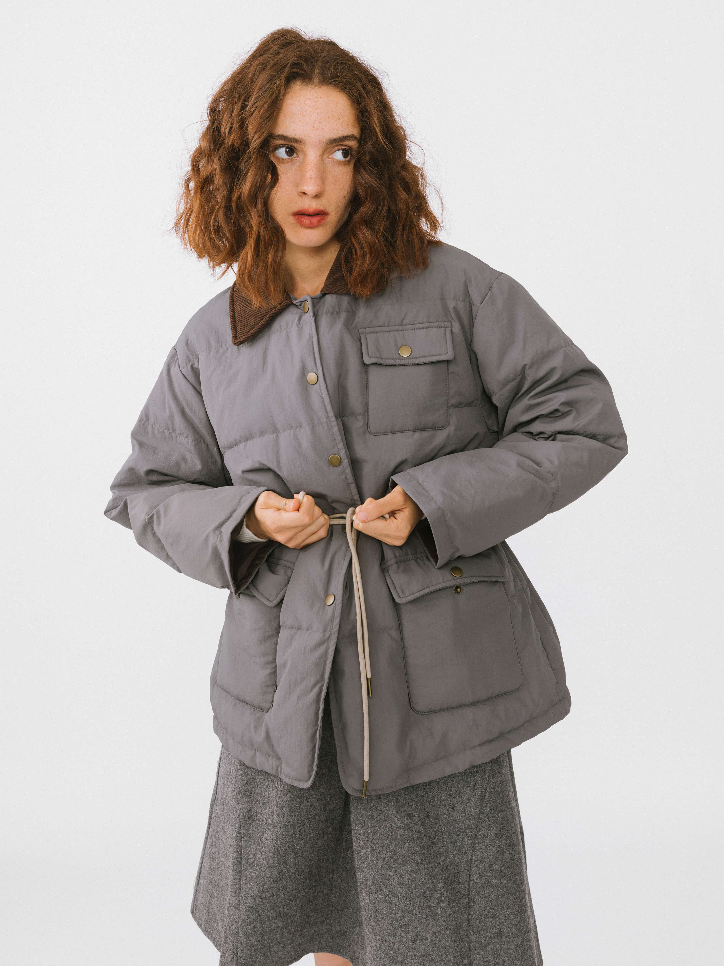 Cargo Down Coat - Image 9
