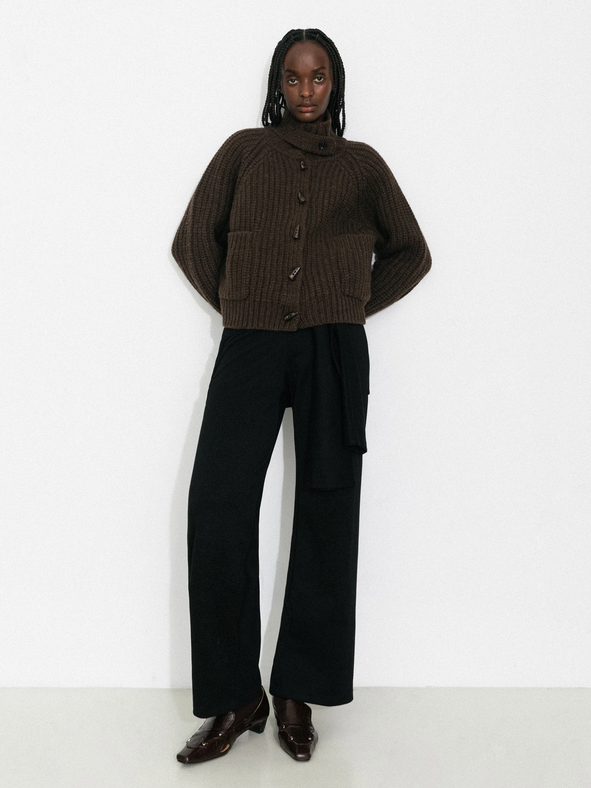 Casual Drawstring Waist Straight Pants - Image 5