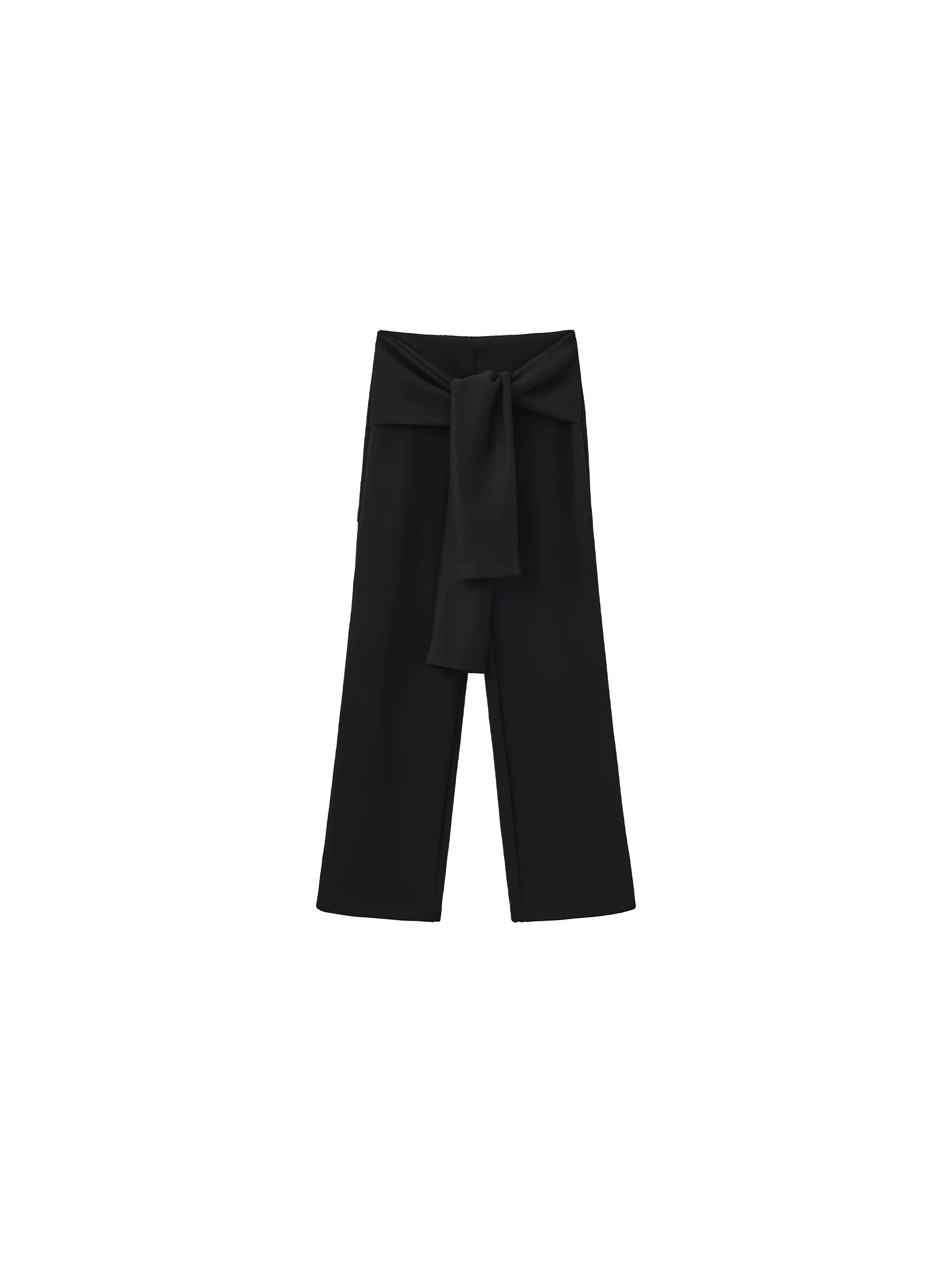 Casual Drawstring Waist Straight Pants - Image 7