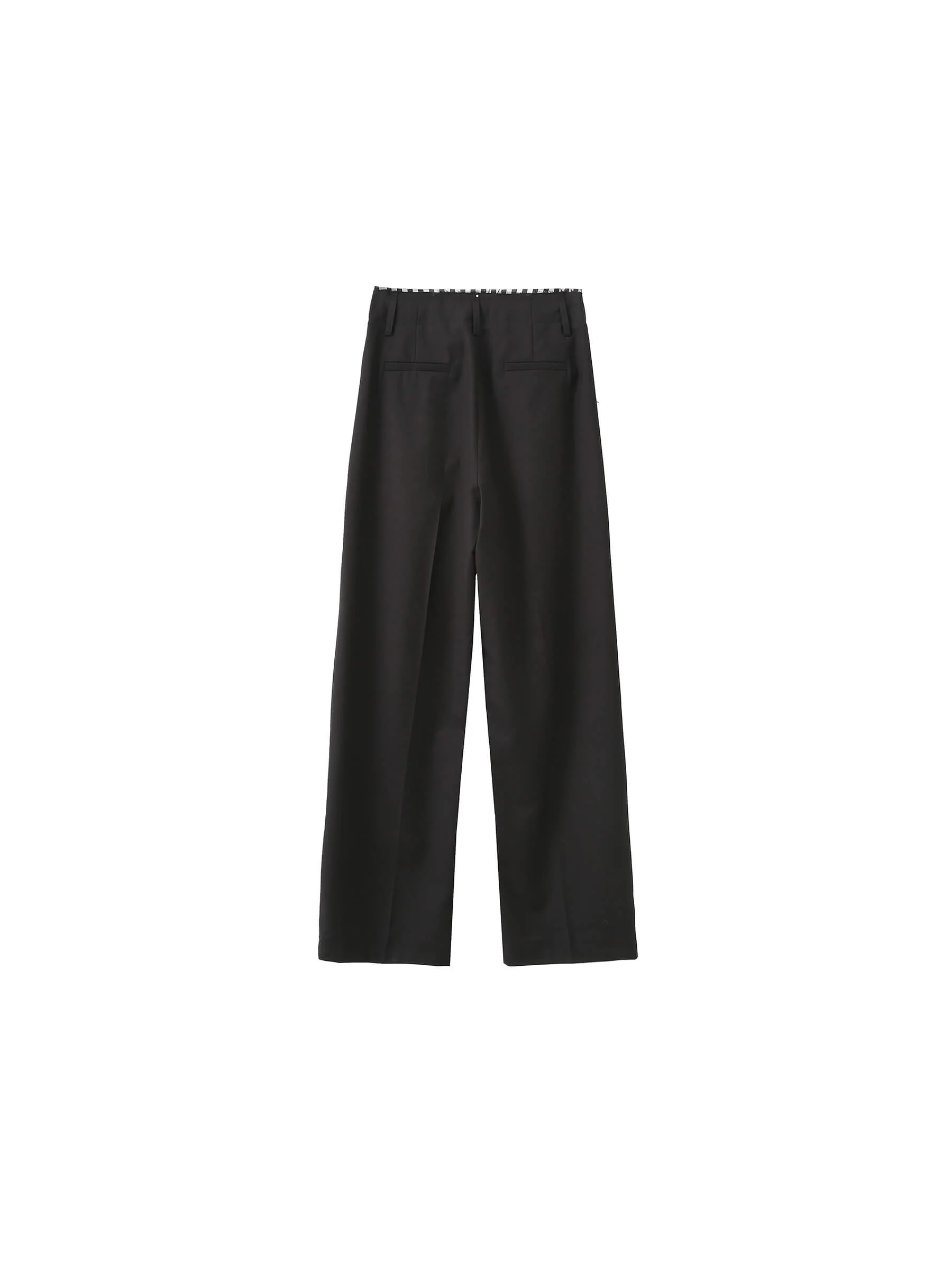 Checkered Peekaboo Tailored Trousers - Image 16