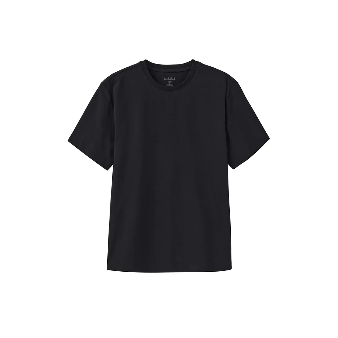 C by CUBIC Oversized Crew Neck Solid T-Shirt - Image 26