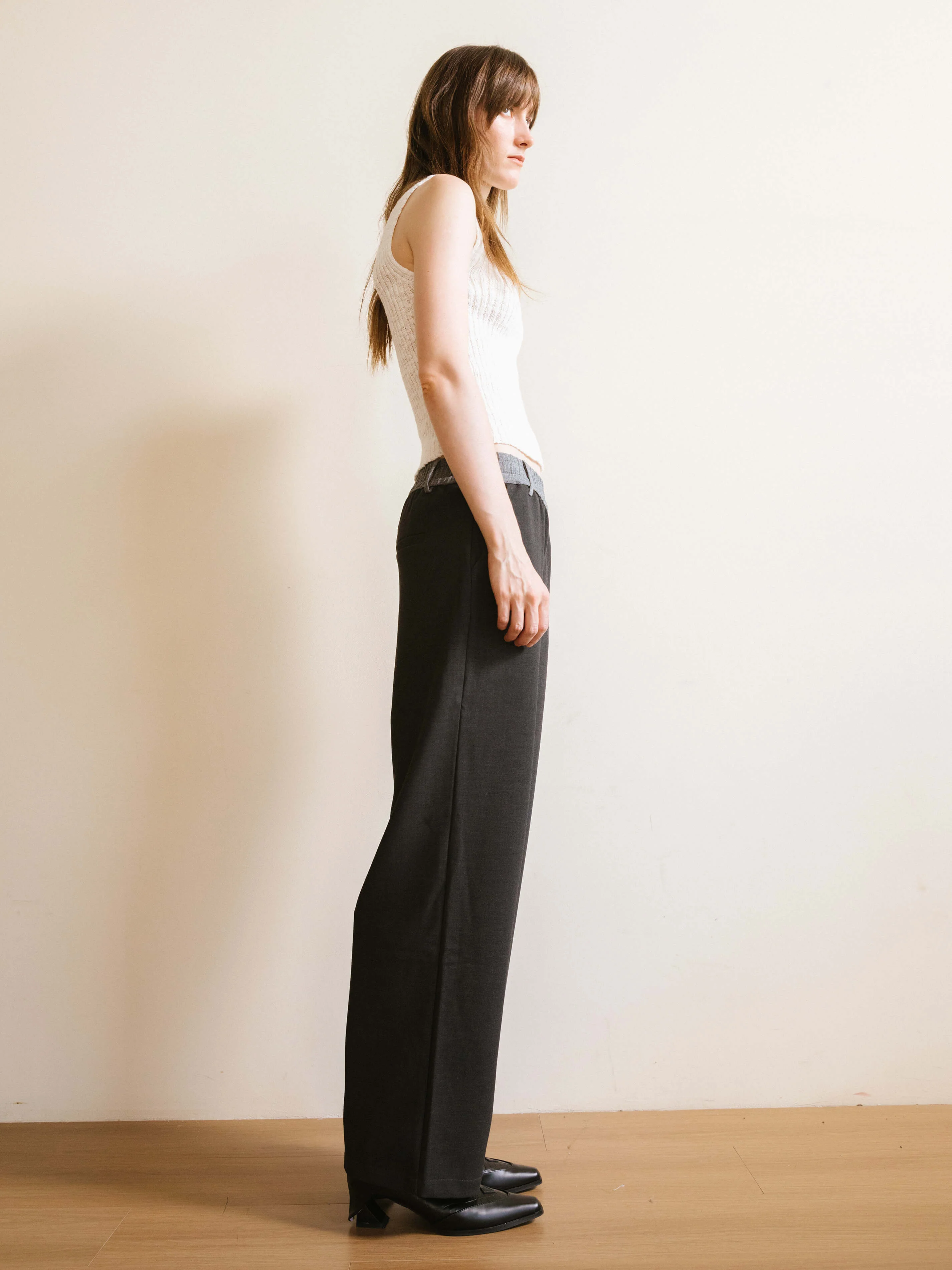 Colorblock Casual Straight Trousers - Image 11