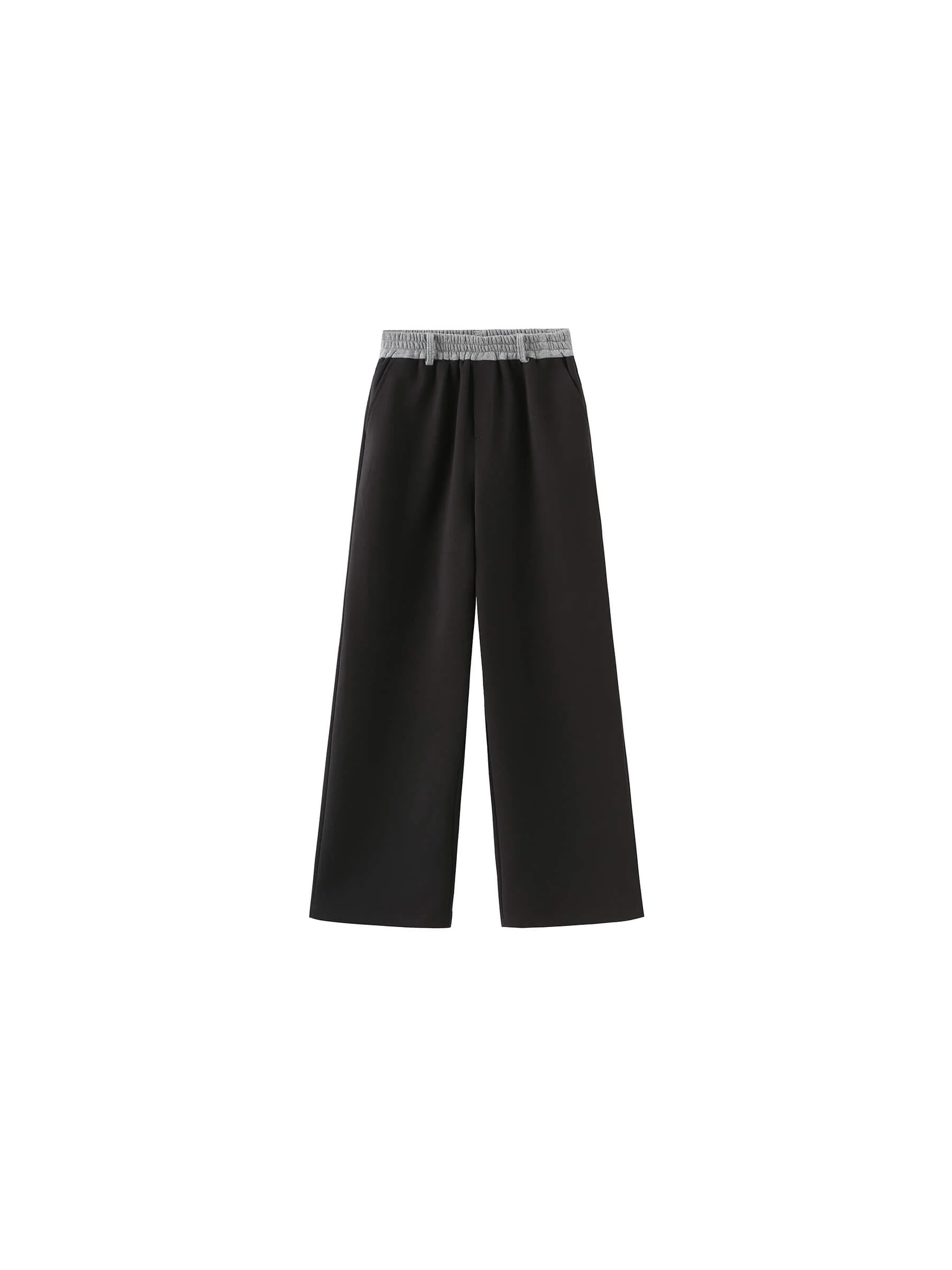 Colorblock Casual Straight Trousers - Image 13