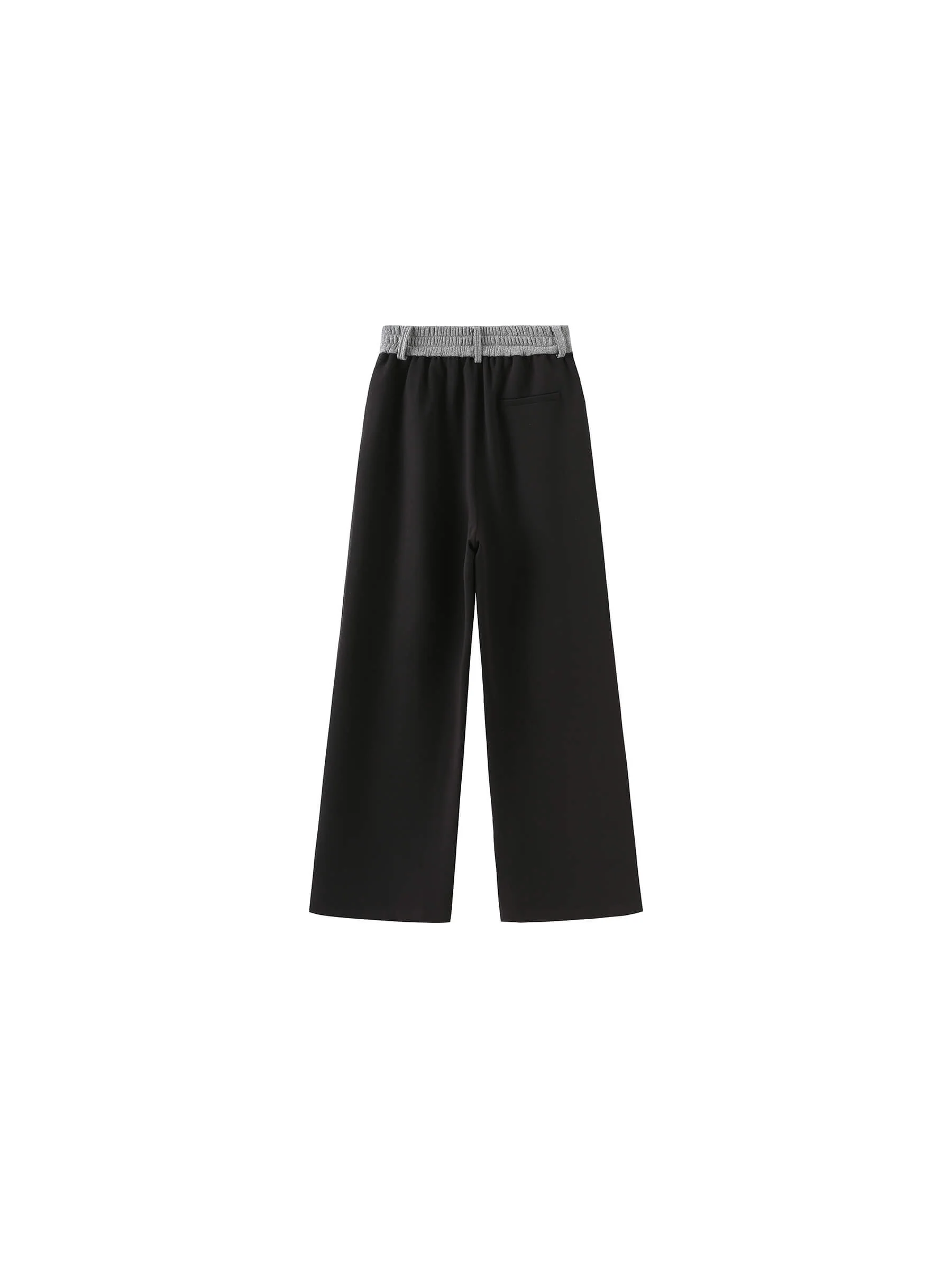 Colorblock Casual Straight Trousers - Image 14