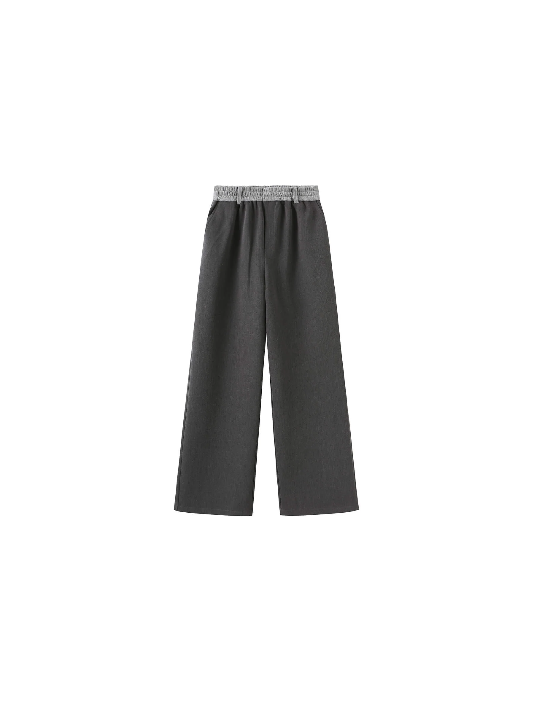 Colorblock Casual Straight Trousers - Image 15