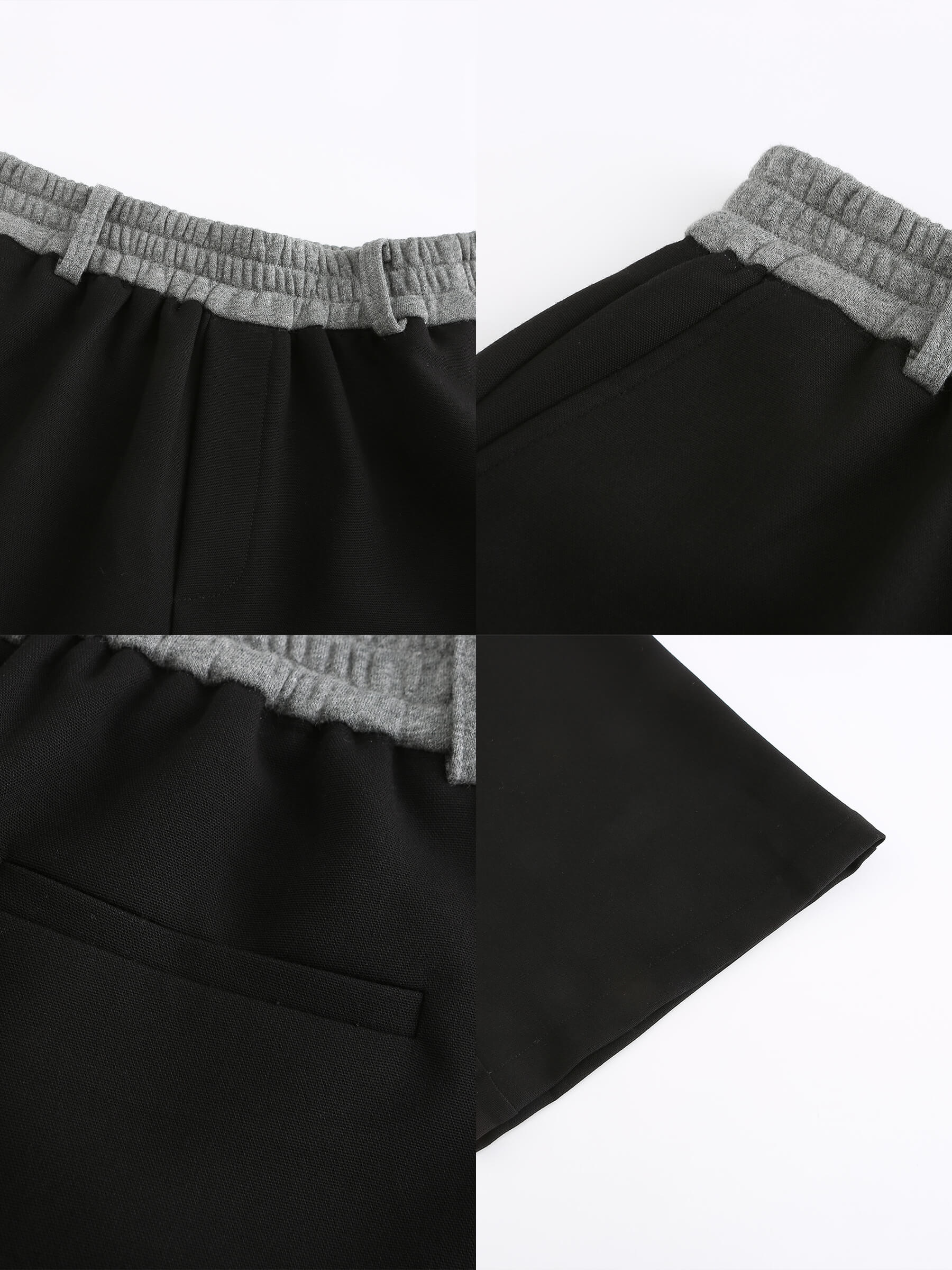 Colorblock Casual Straight Trousers - Image 17