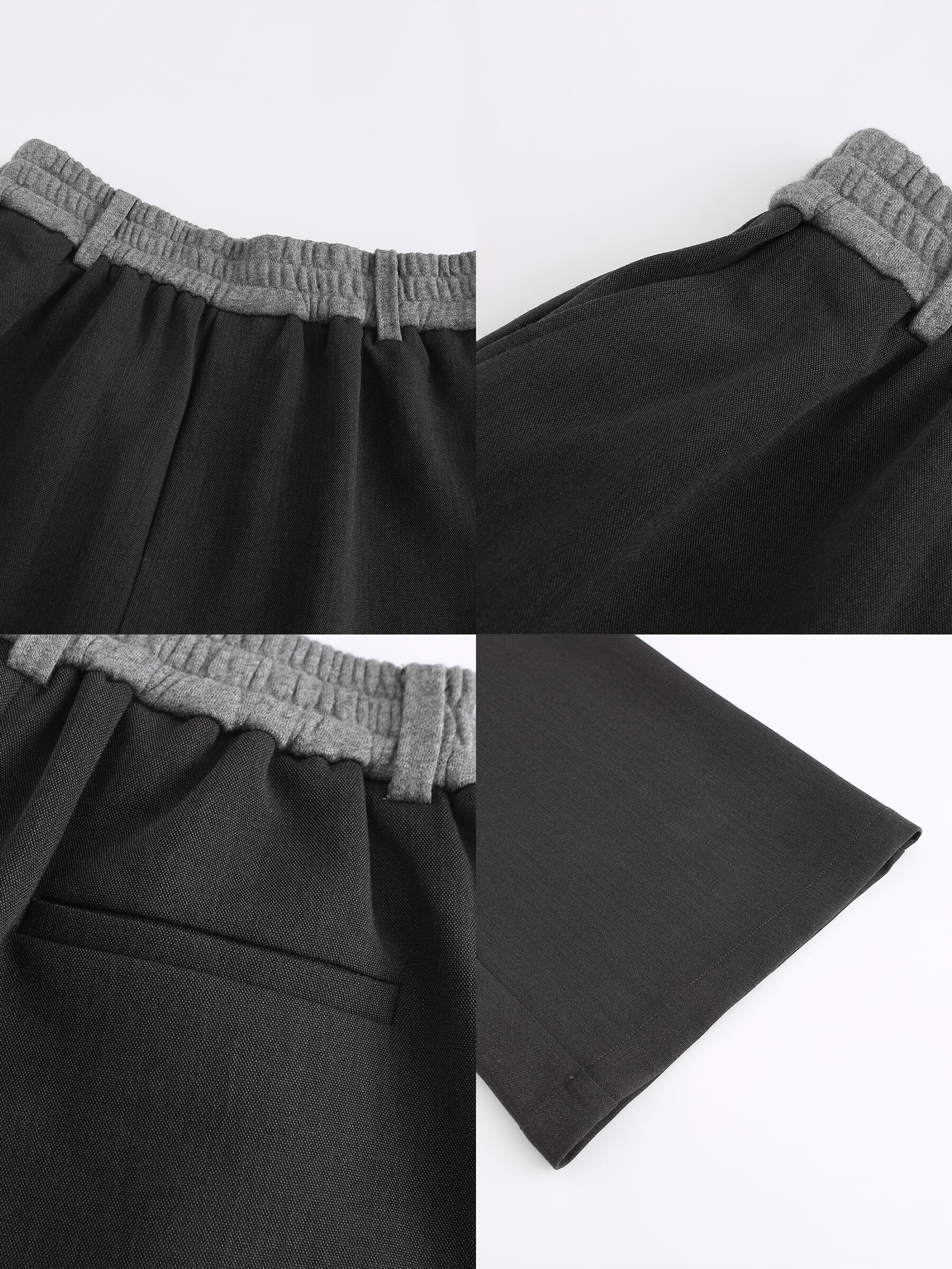 Colorblock Casual Straight Trousers - Image 18