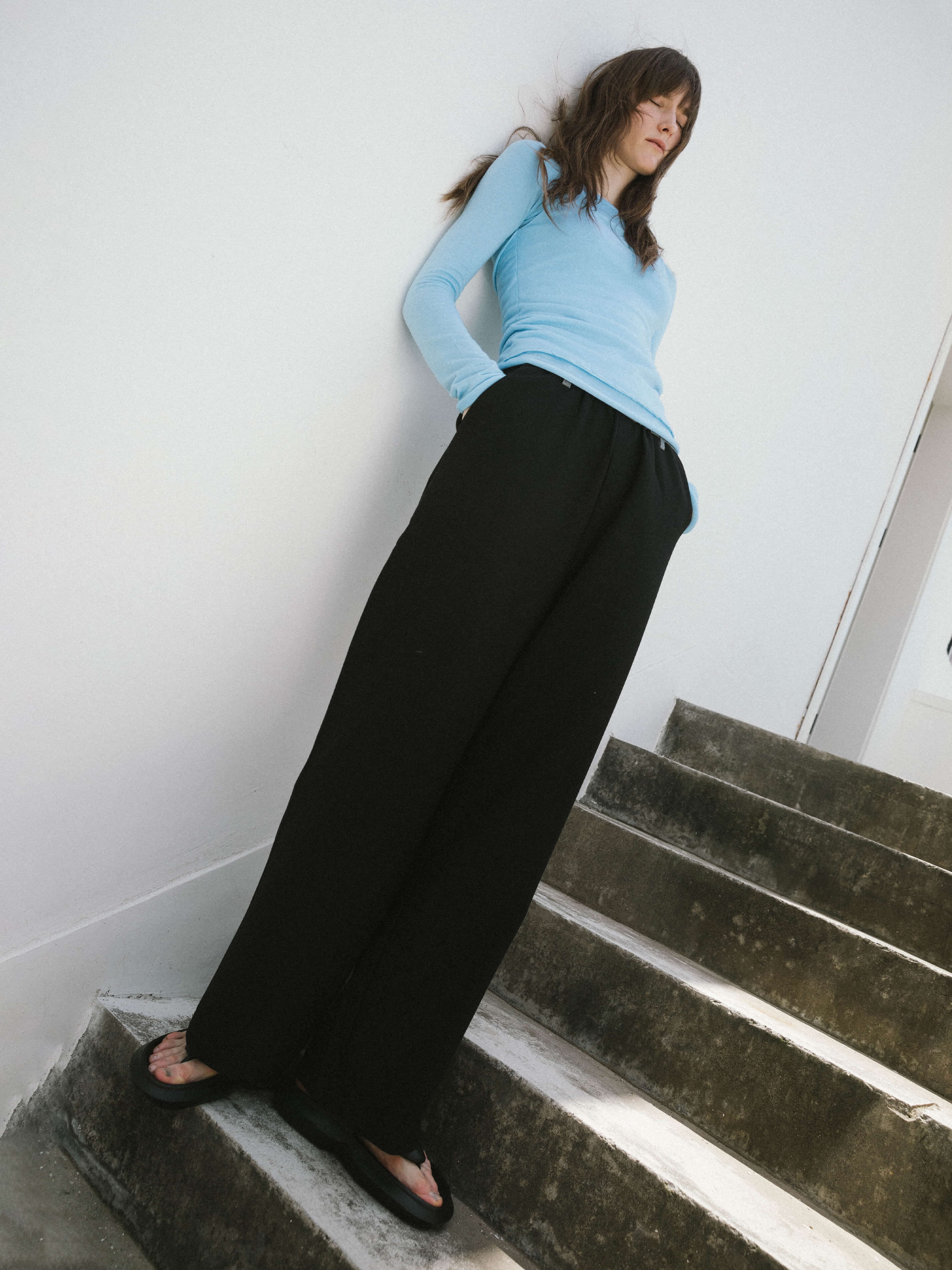 Colorblock Casual Straight Trousers - Image 4