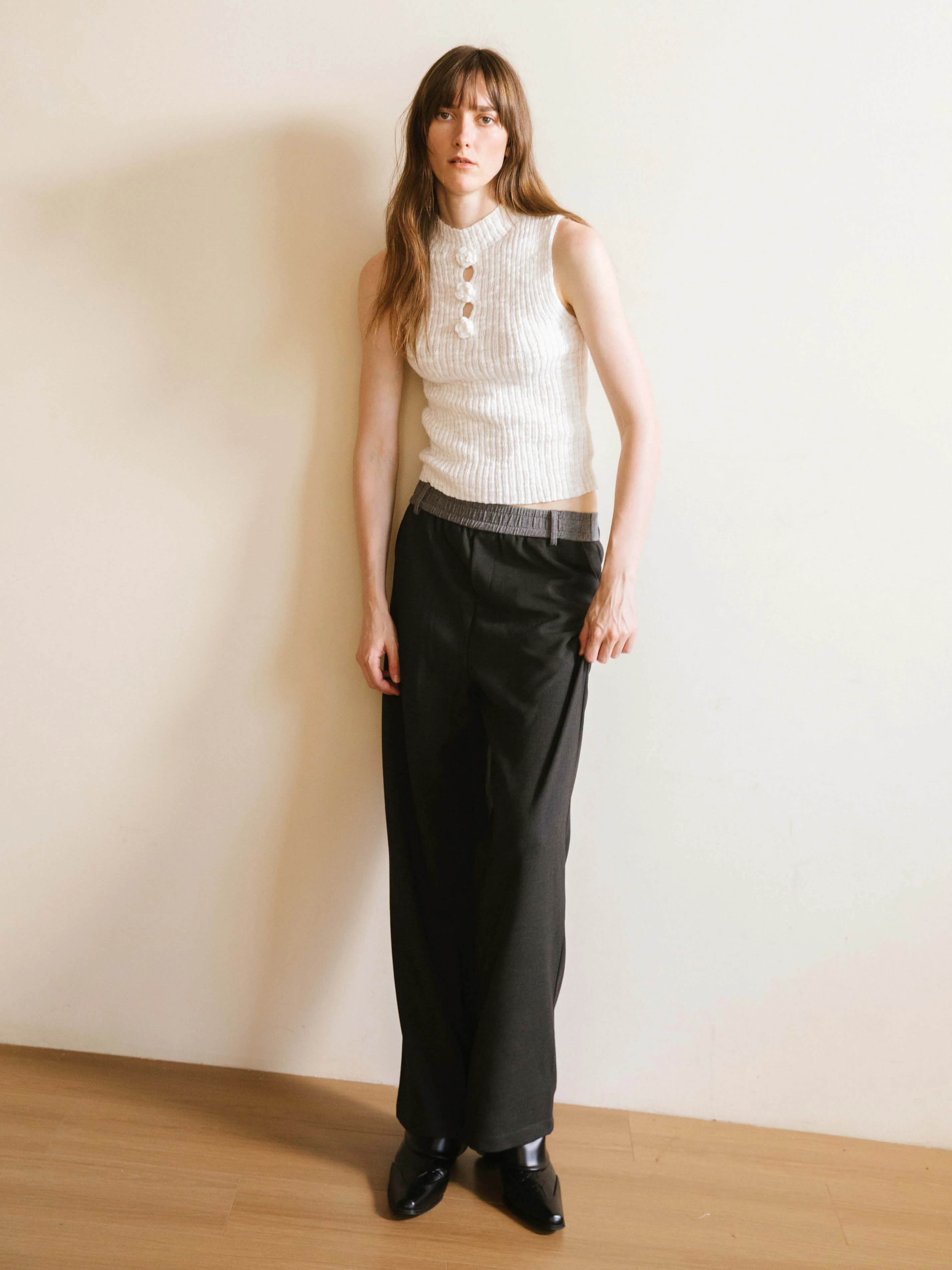 Colorblock Casual Straight Trousers - Image 7