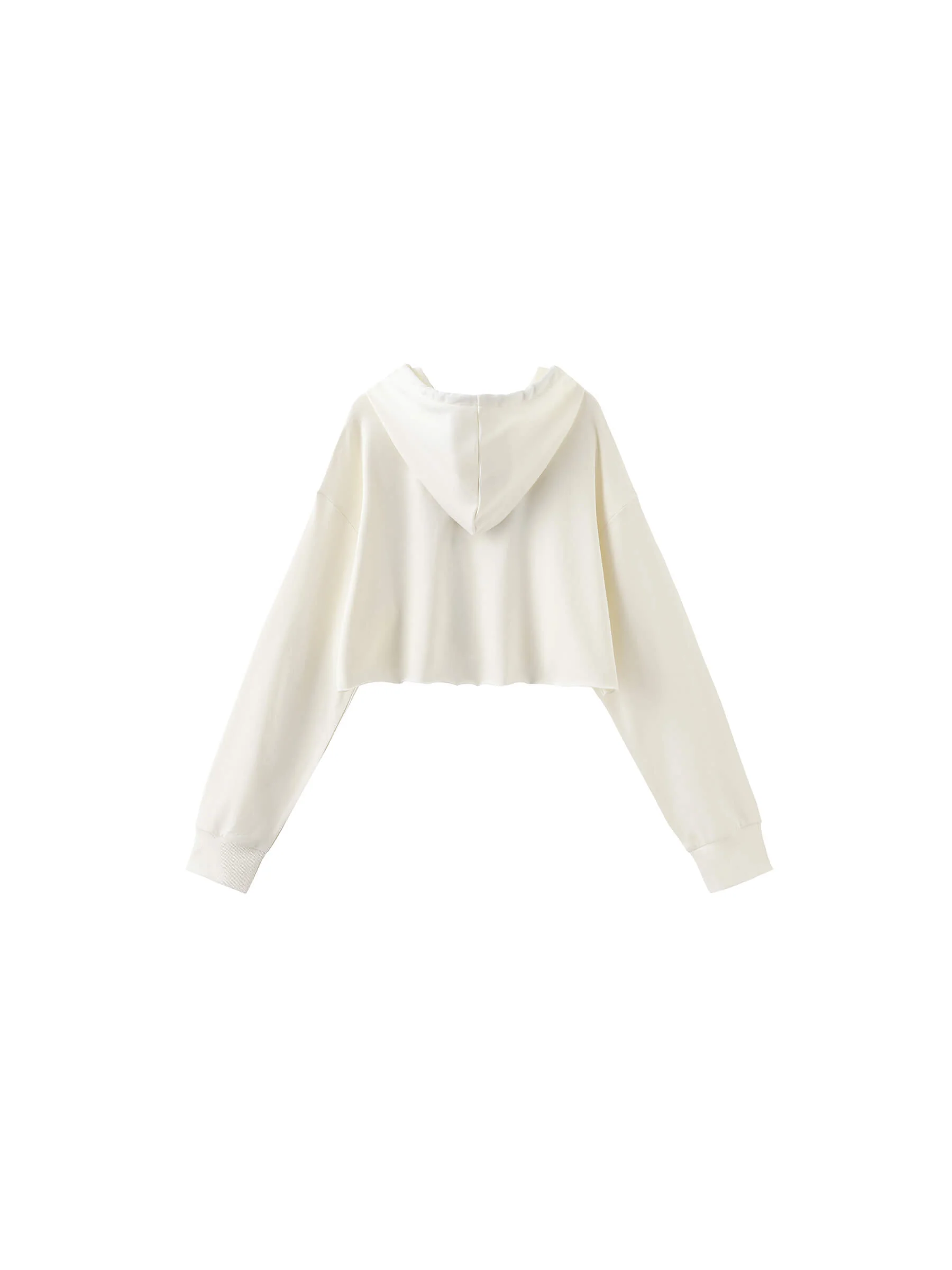 CUBIC Print Hooded Cropped Sweatshirt - Image 23