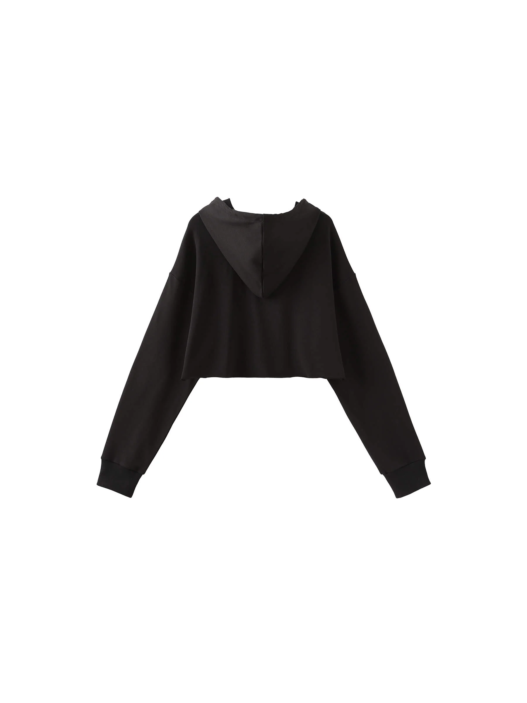 CUBIC Print Hooded Cropped Sweatshirt - Image 27