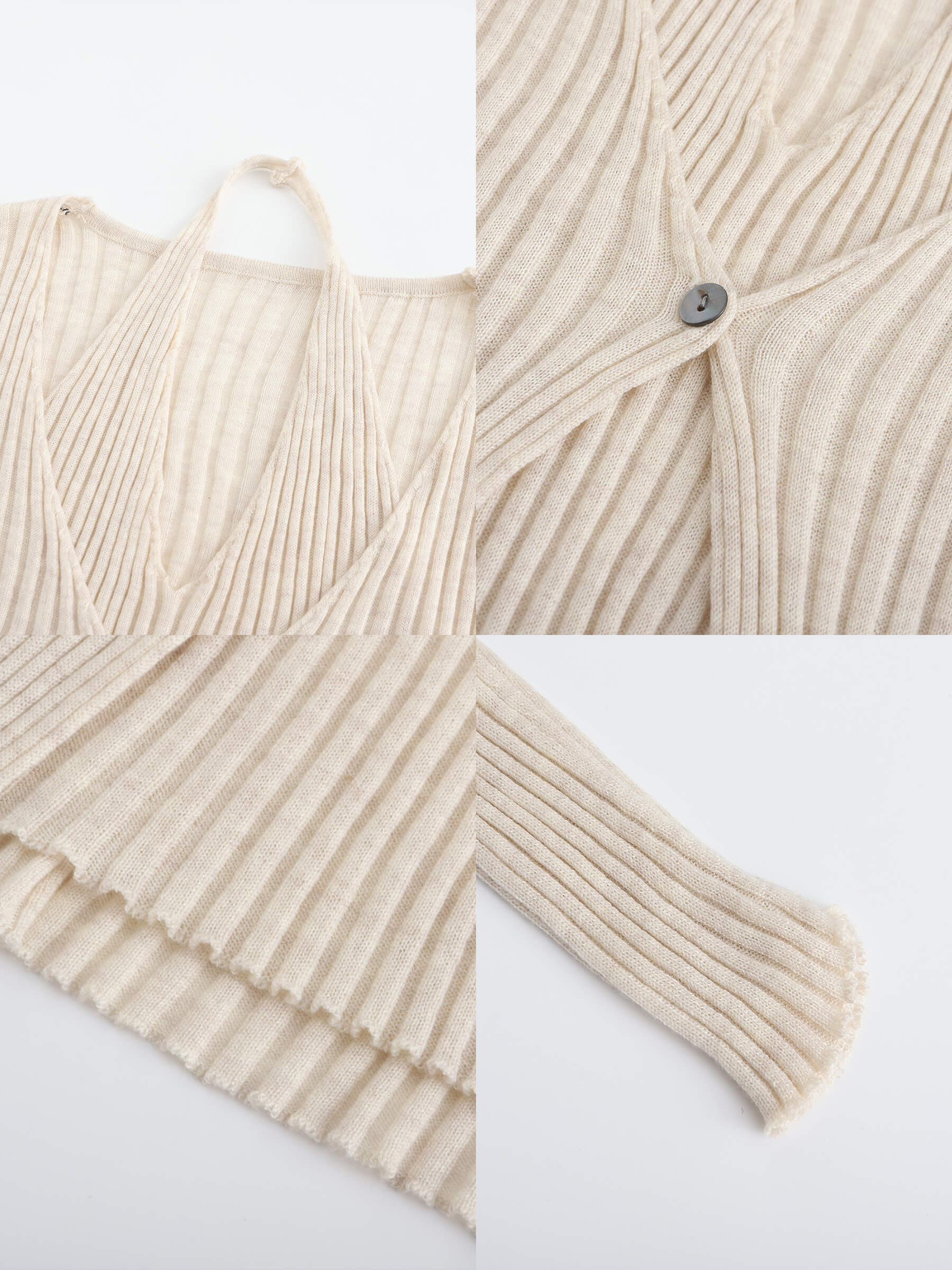 Single Button Cardigan with Wool Blend - Image 20