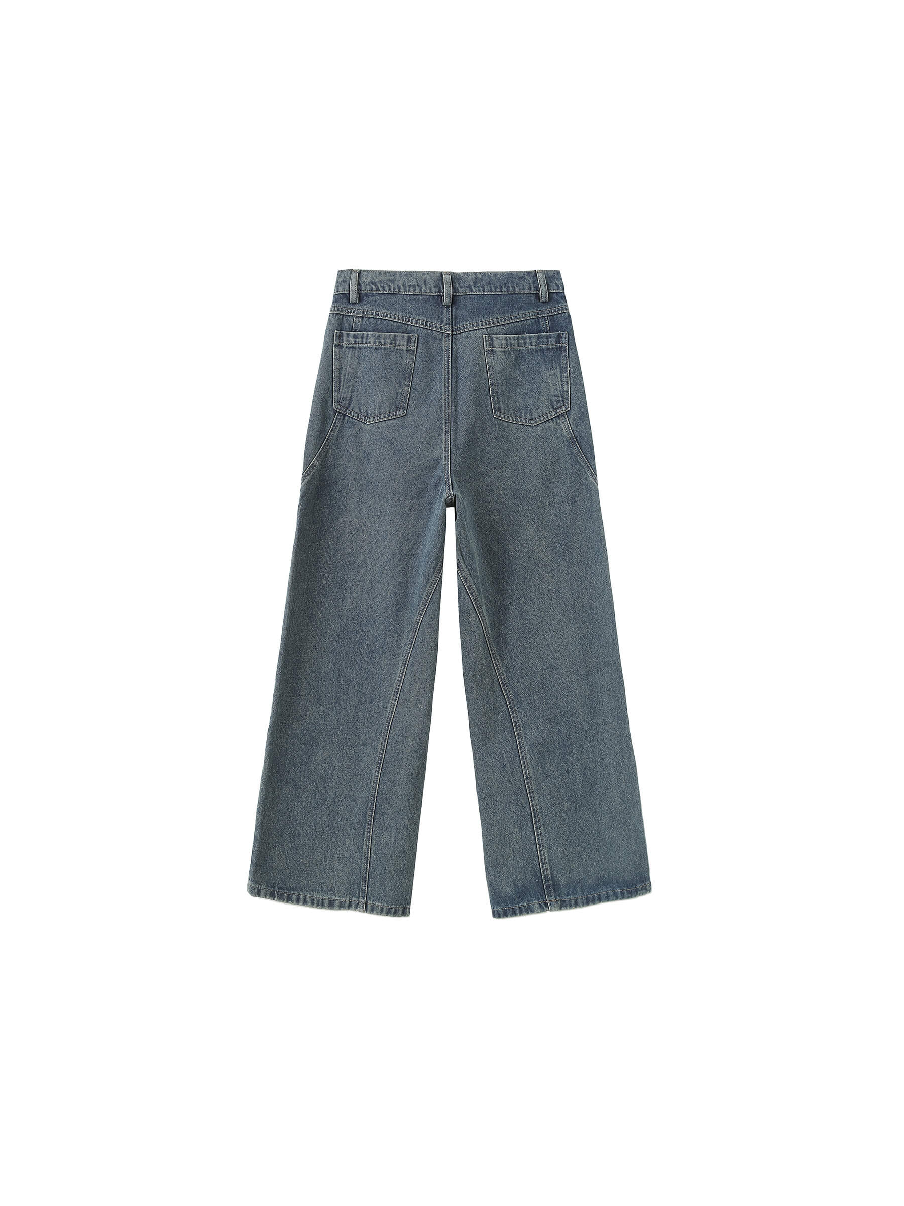 Cutaway Loose Straight Jeans - Image 10
