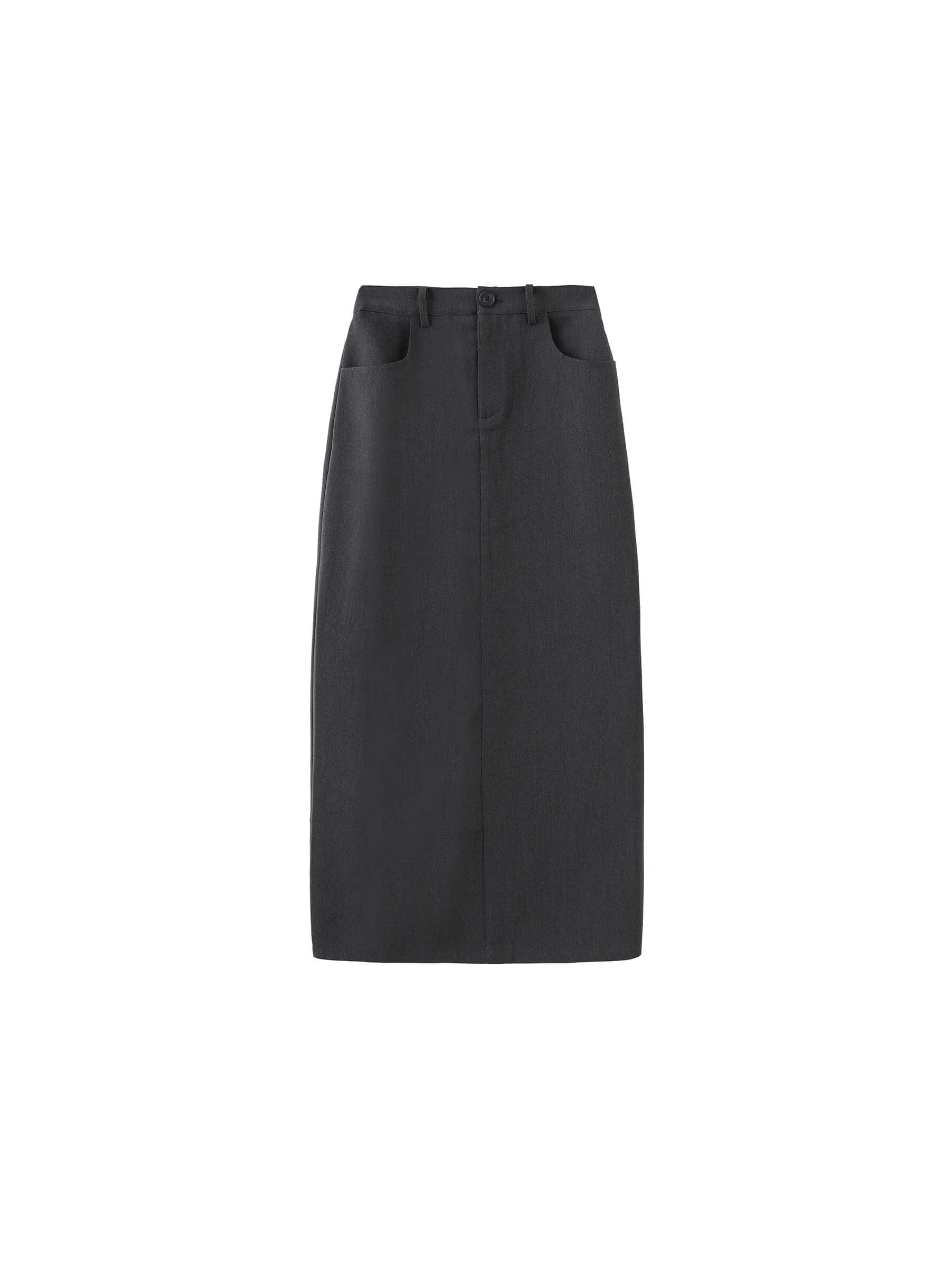High Waist Long skirt with Back Slit - Image 17