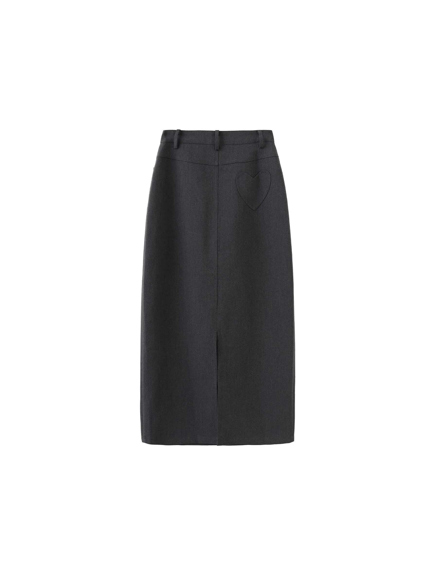 High Waist Long skirt with Back Slit - Image 18