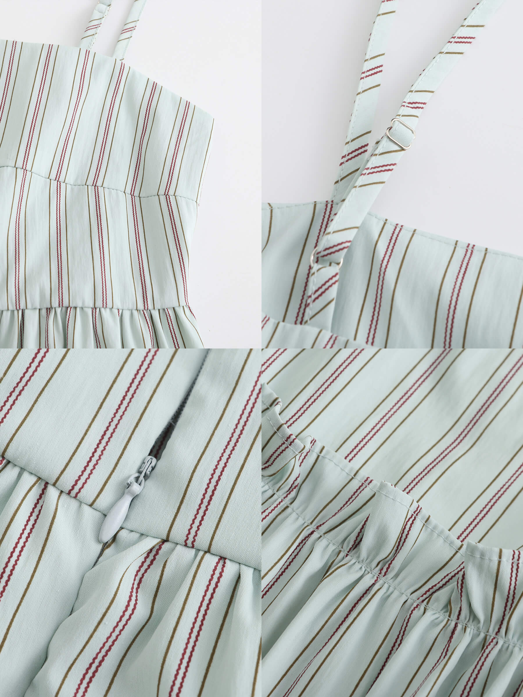Strap Striped Cake Dress - Image 19