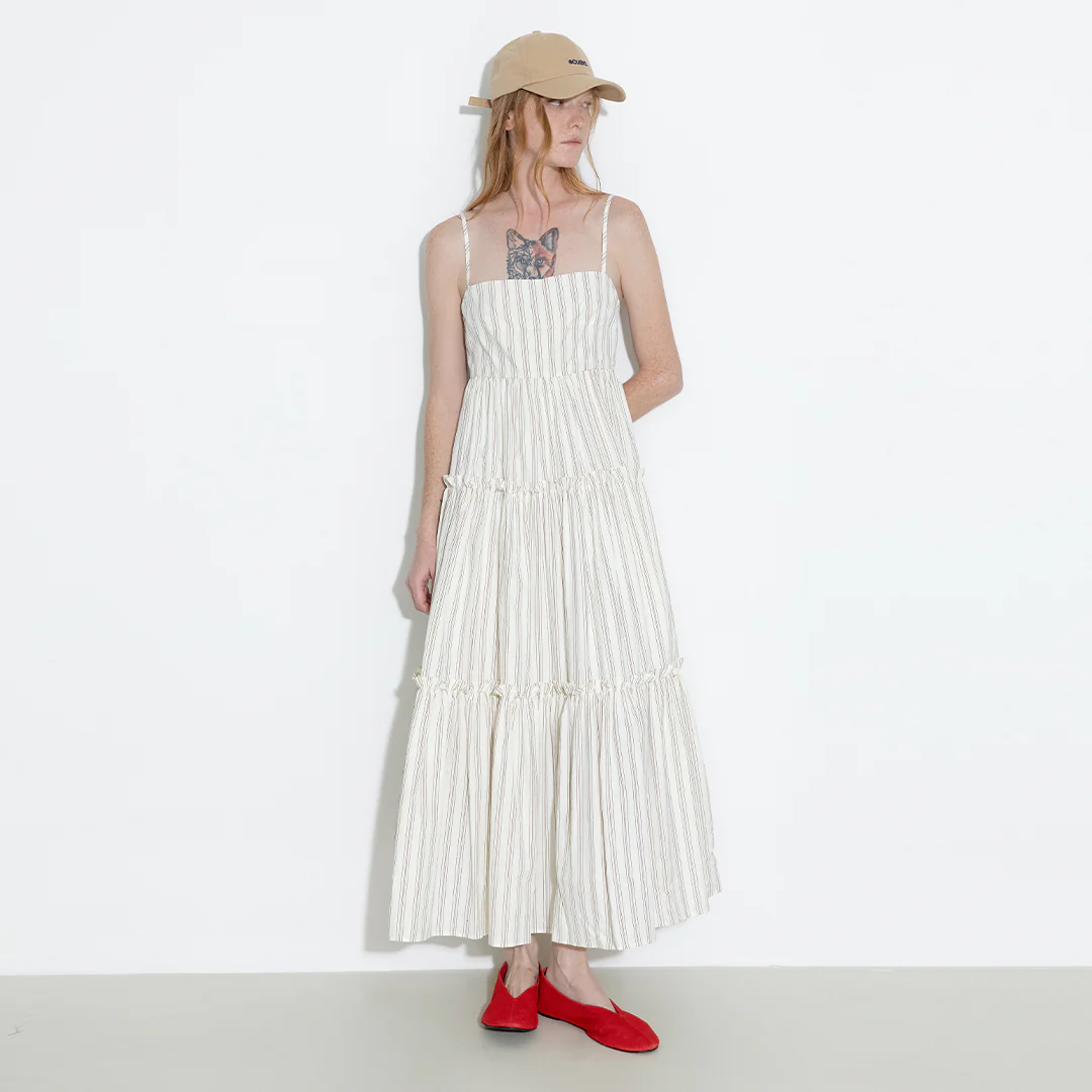 Strap Striped Cake Dress - Image 8