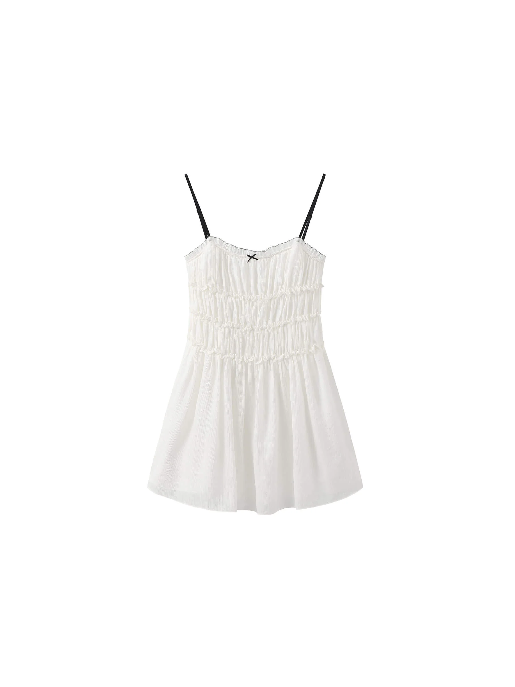 Fit Lace Pleated Sling Dress - Image 8
